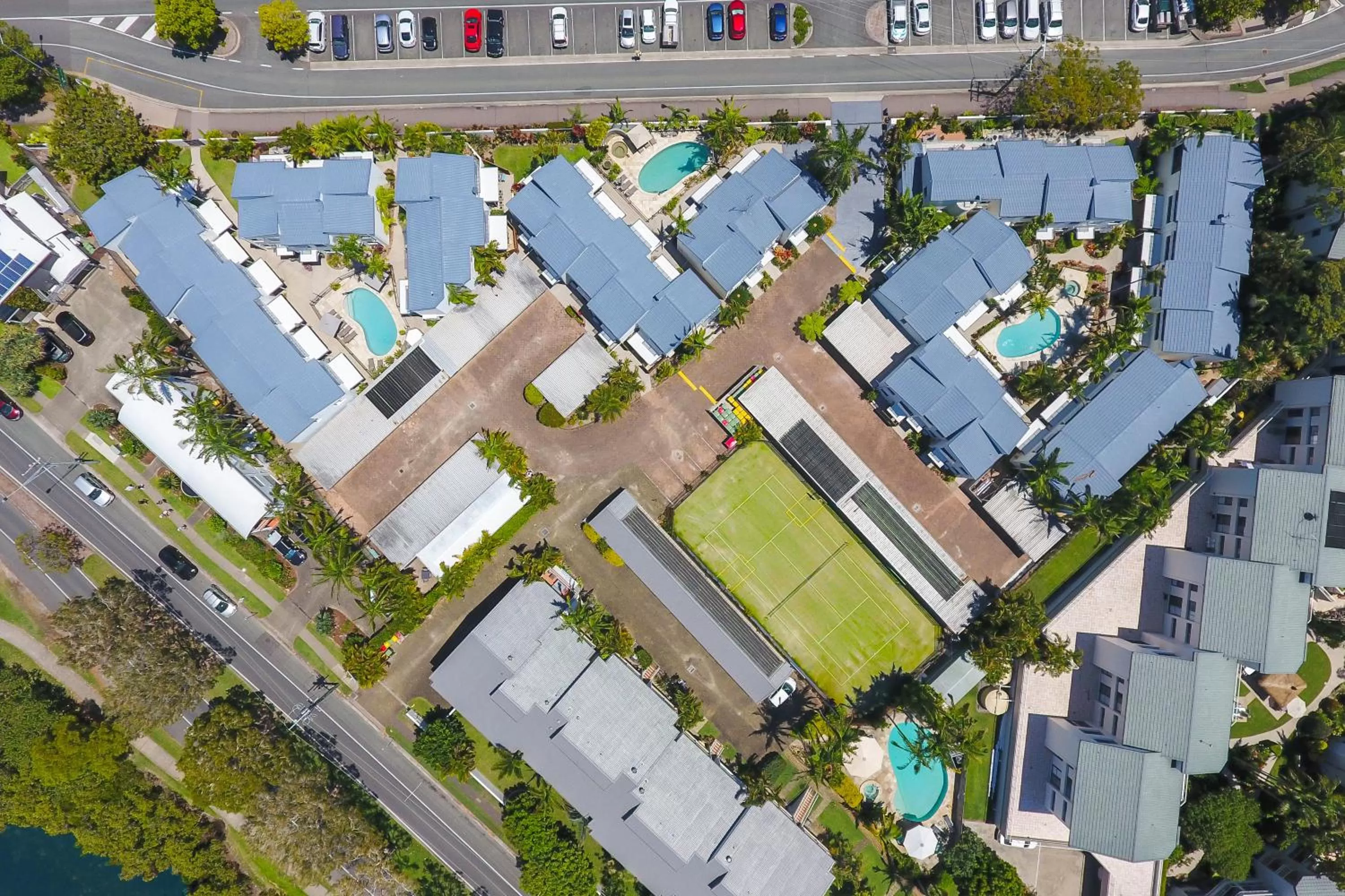Bird's eye view in Noosa Place Resort