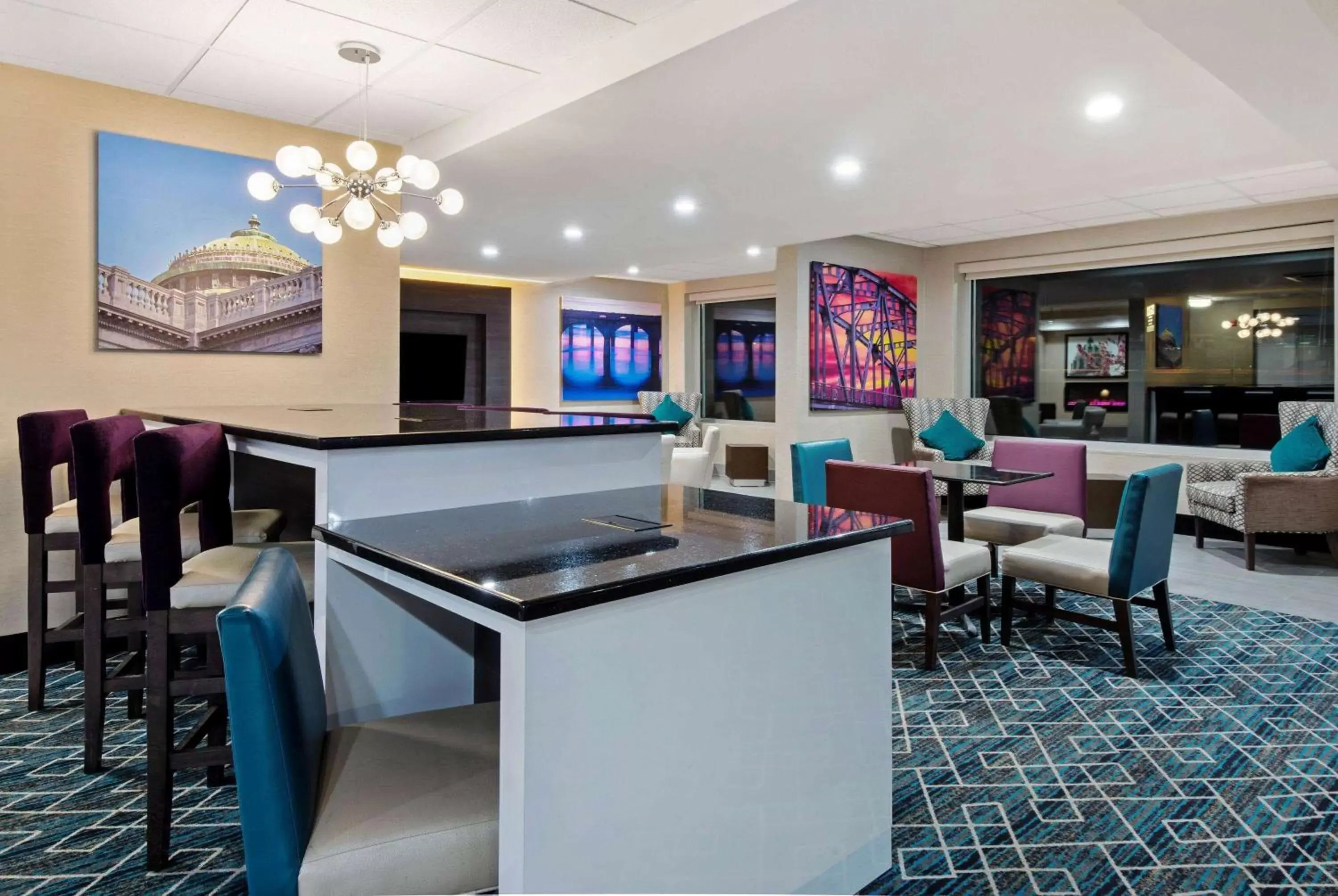 Lobby or reception in La Quinta by Wyndham New Cumberland - Harrisburg Lobby or reception in La Quinta by Wyndham New Cumberland - Harrisburg