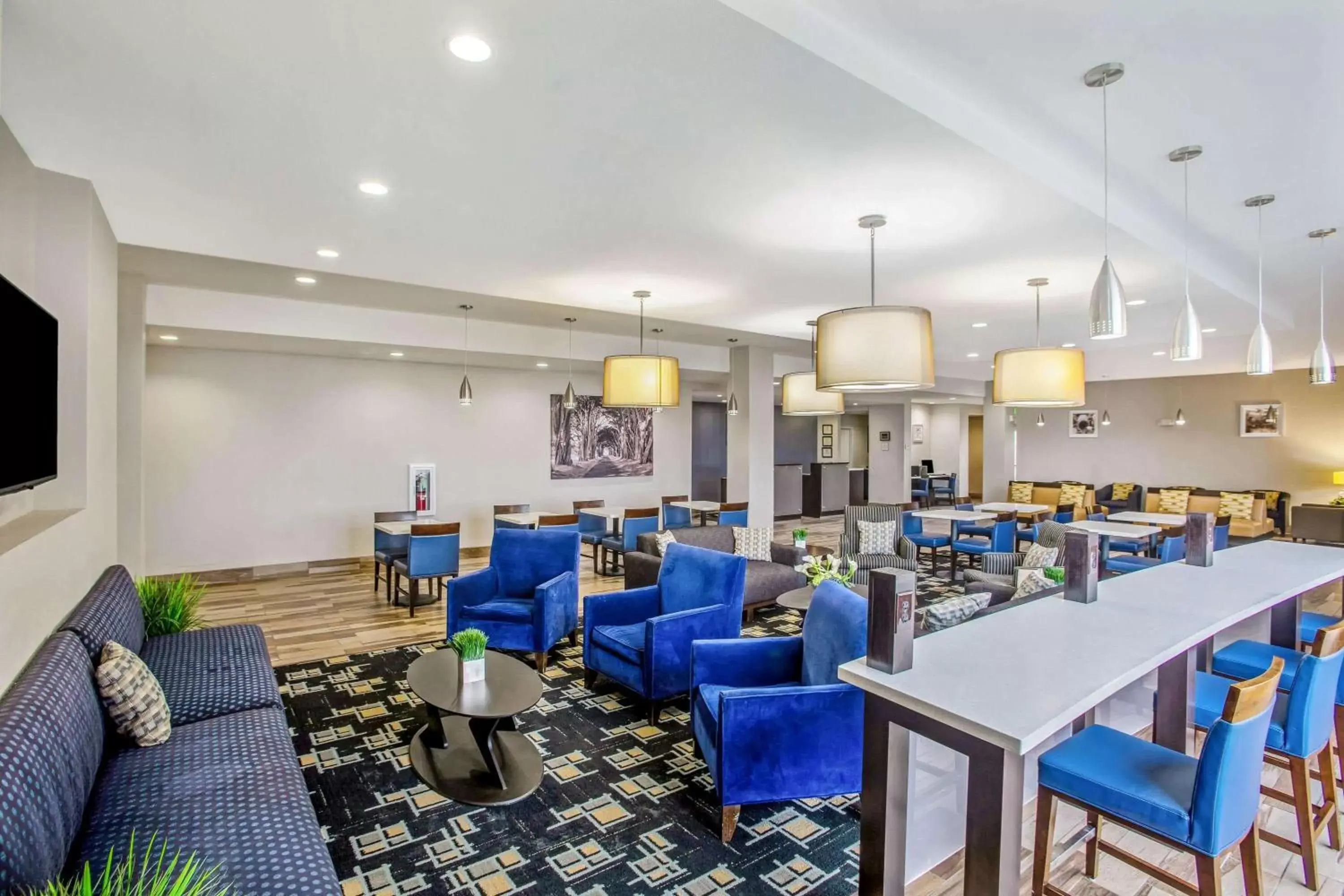 Lobby or reception, Restaurant/Places to Eat in La Quinta by Wyndham Karnes City - Kenedy