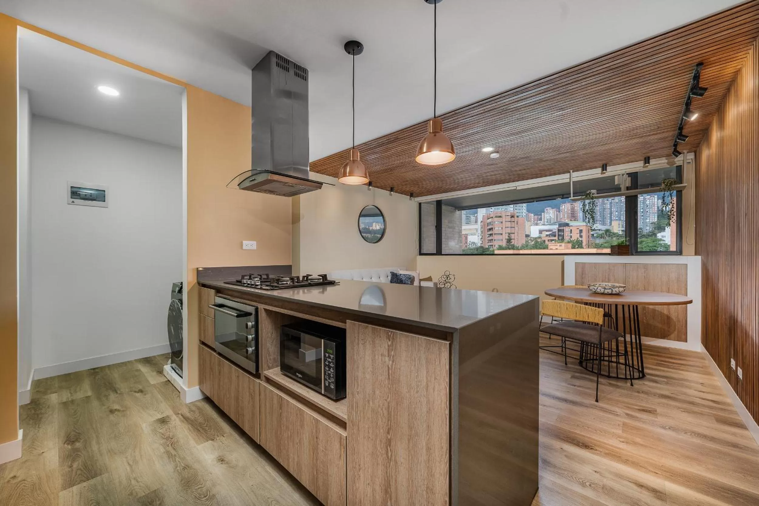 Kitchen or kitchenette in Apartamentos Go Living & Suites by HOUSY HOST