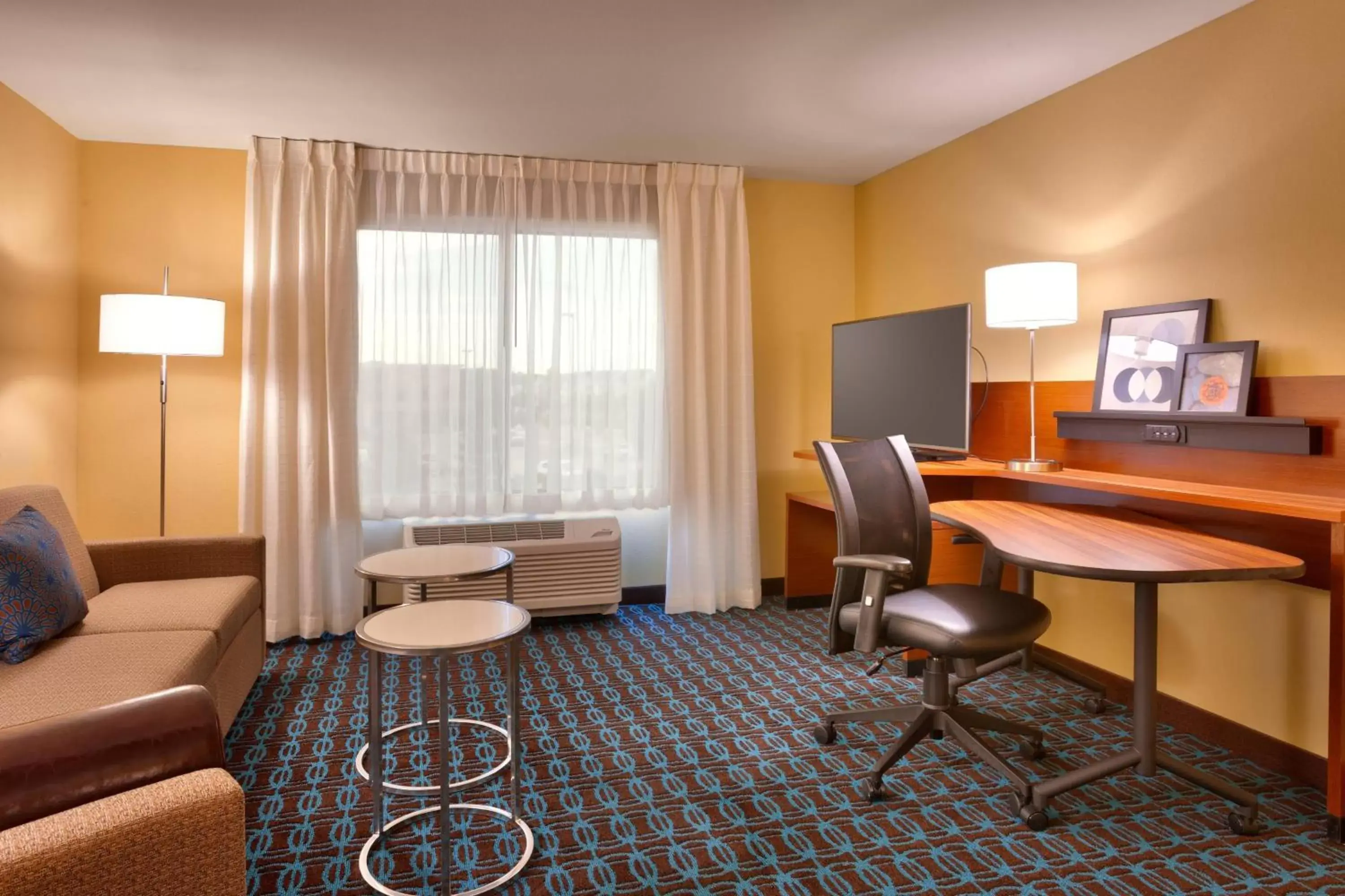 Photo of the whole room, TV/Entertainment Center in Fairfield Inn & Suites by Marriott Salt Lake City Midvale