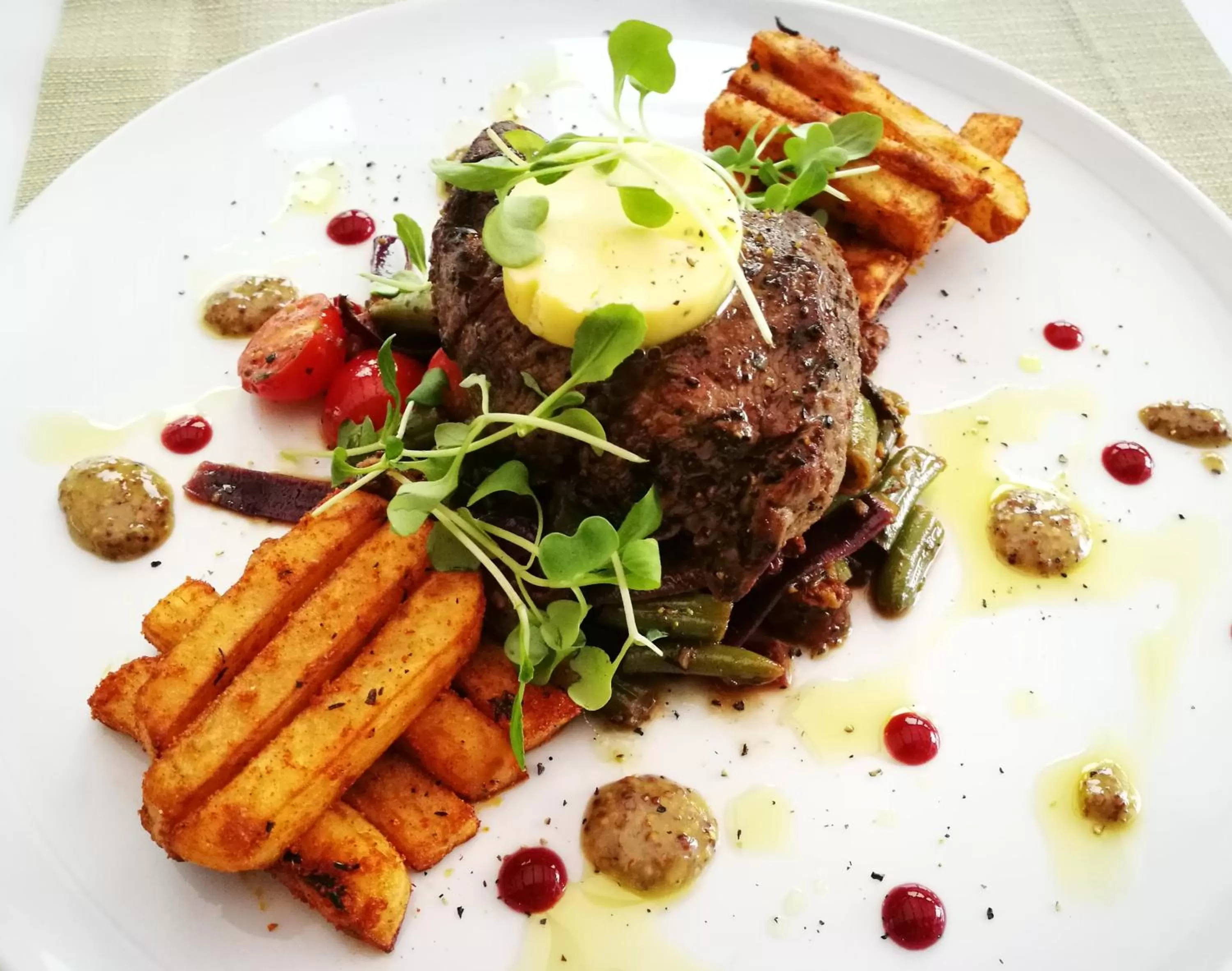 Food close-up in Hotel Forum Fitness Spa & Wellness