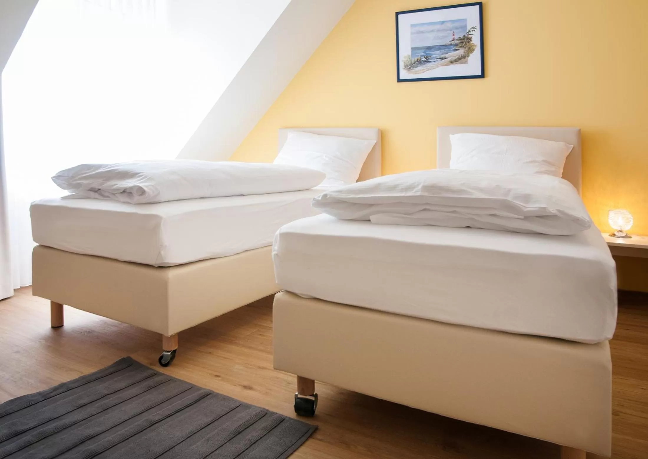 Bed in Hotel Elbblick Garni