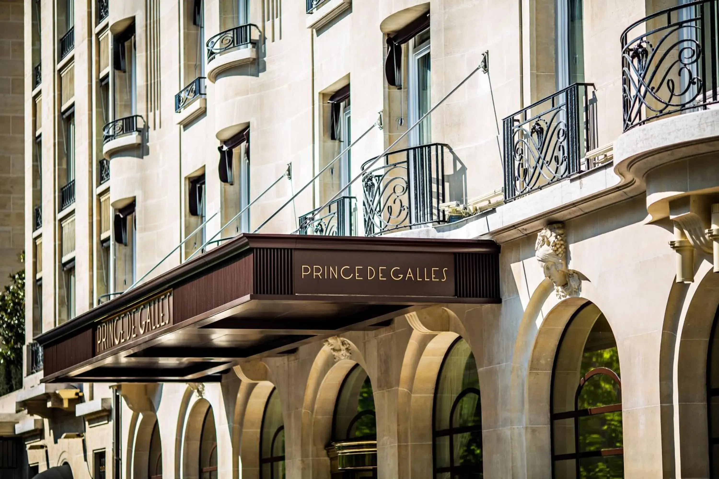 Property building in Prince de Galles, a Luxury Collection hotel, Paris