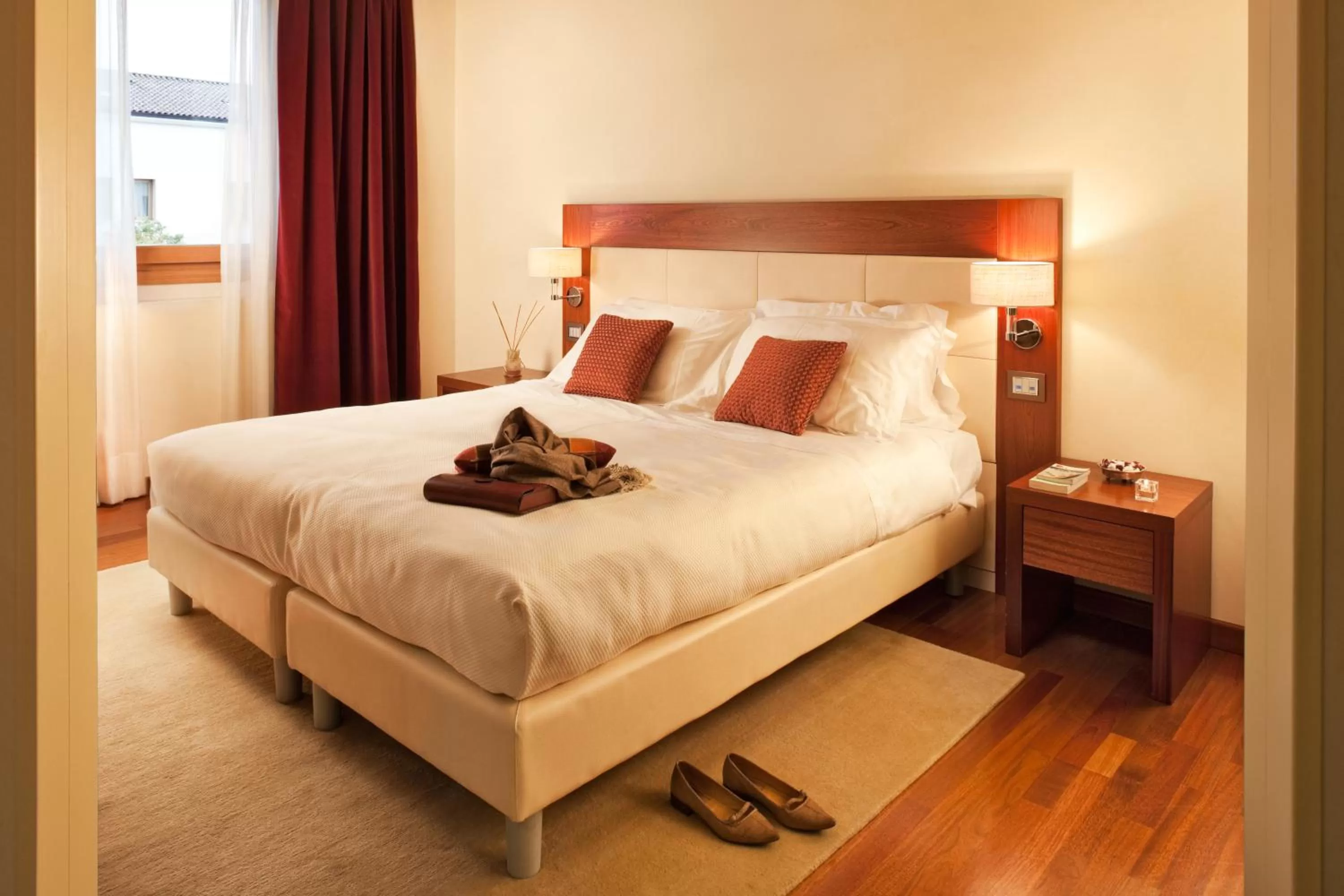 Bed in Al Tezzon Hotel