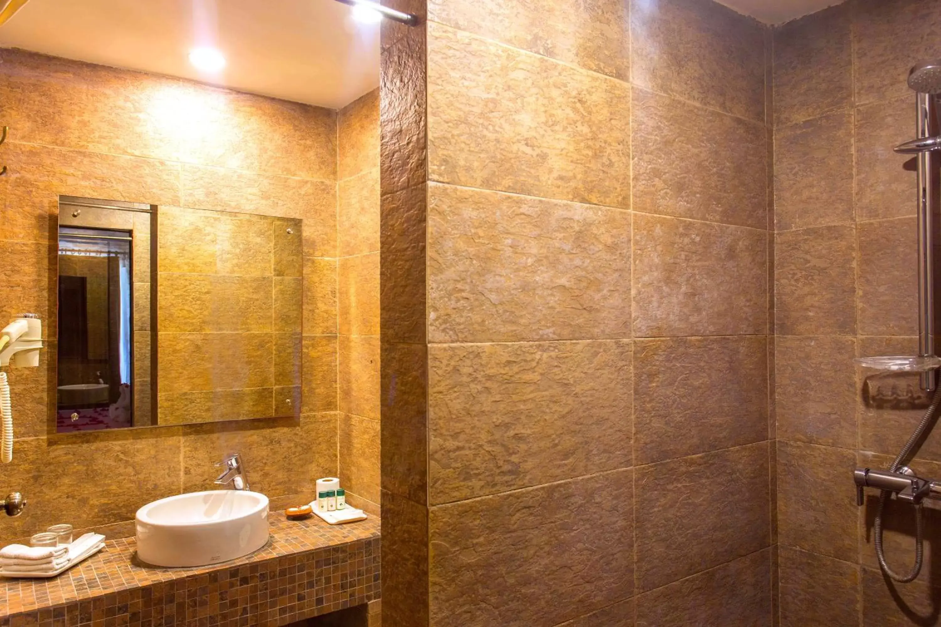 Bathroom in Temple Tree Resort & Spa