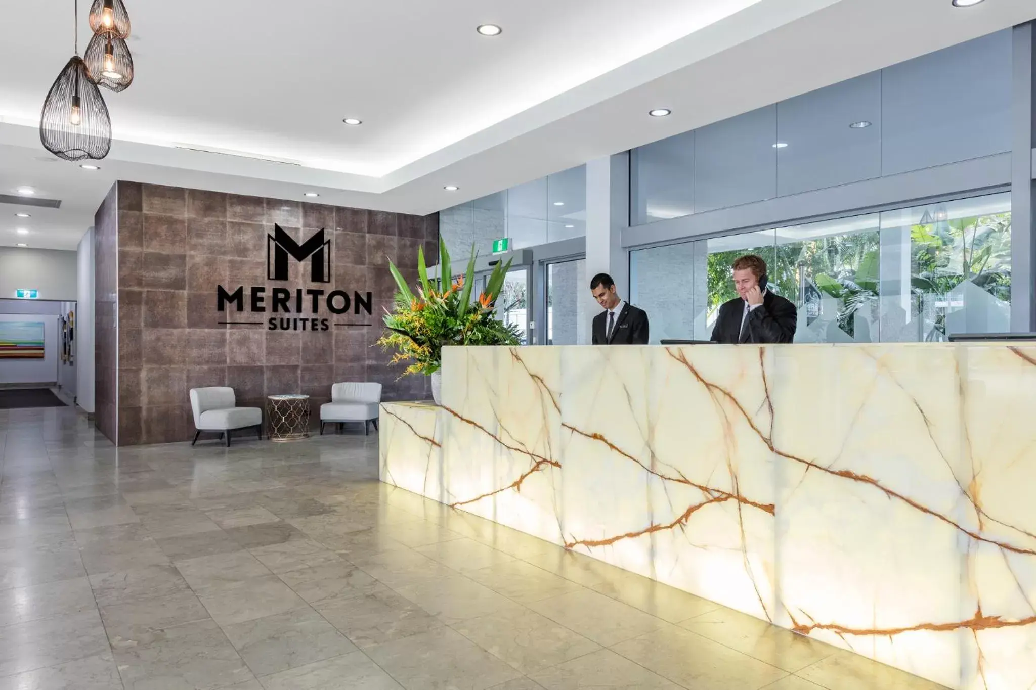 Lobby or reception, Lobby/Reception in Meriton Suites Broadbeach