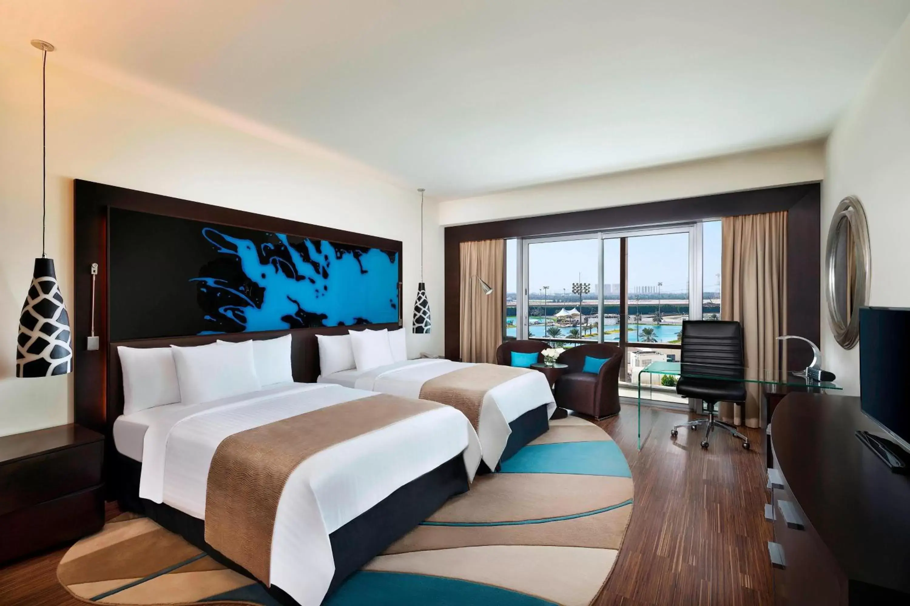Photo of the whole room in Marriott Hotel Al Forsan, Abu Dhabi