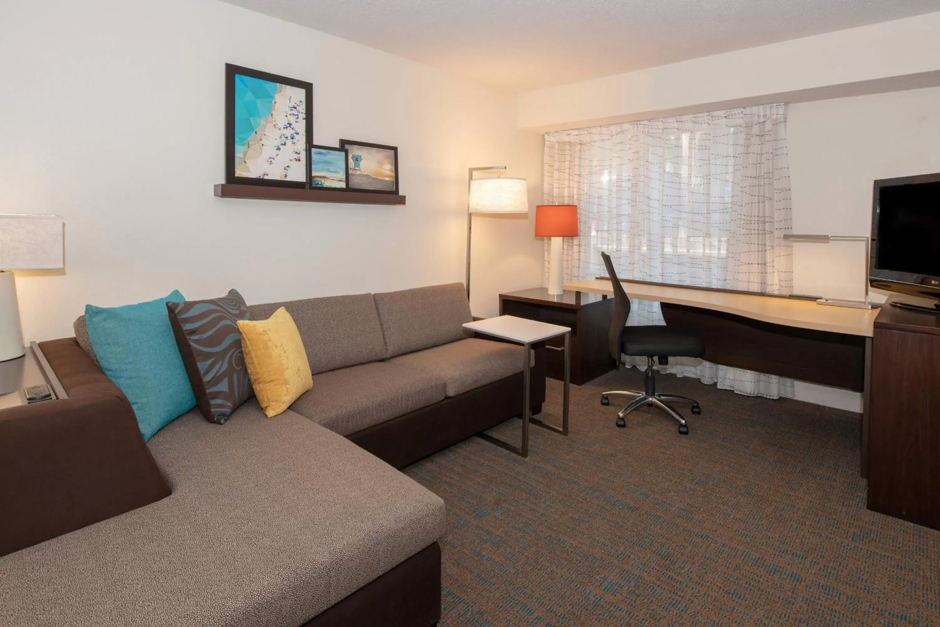 Living room, Seating Area in Residence Inn by Marriott Jacksonville Butler Boulevard