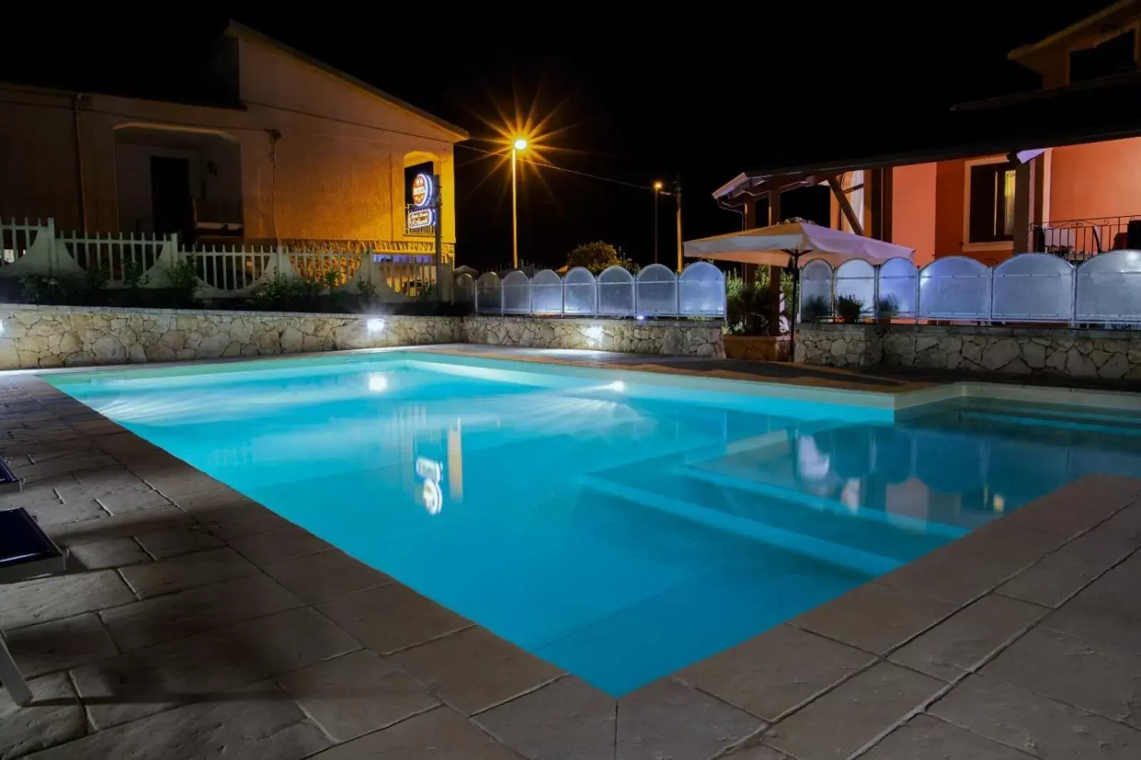 Night, Swimming Pool in Piccola Locanda S'Ausentu