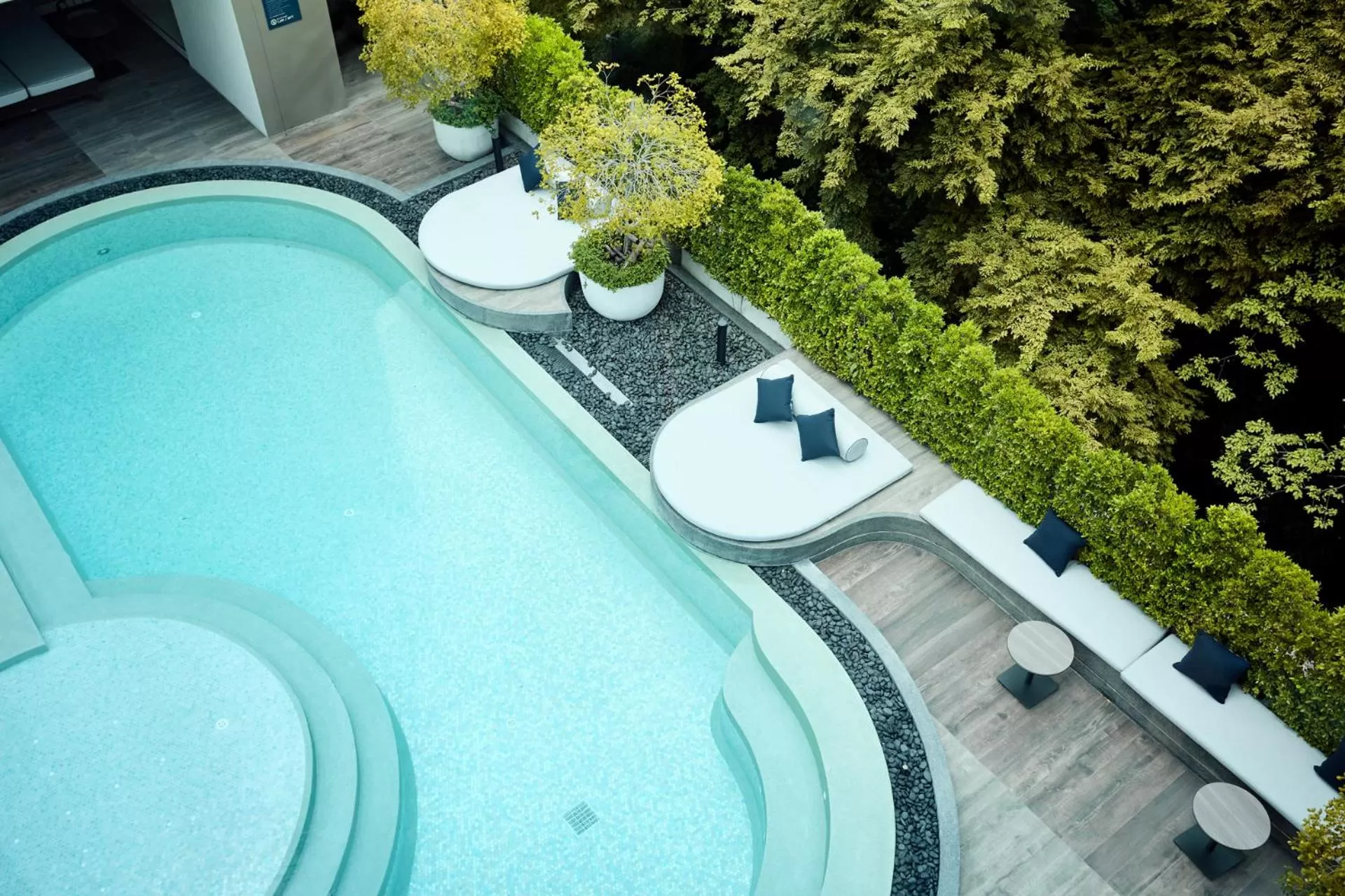 Pool view in Casa 17 Hotel Bangkok