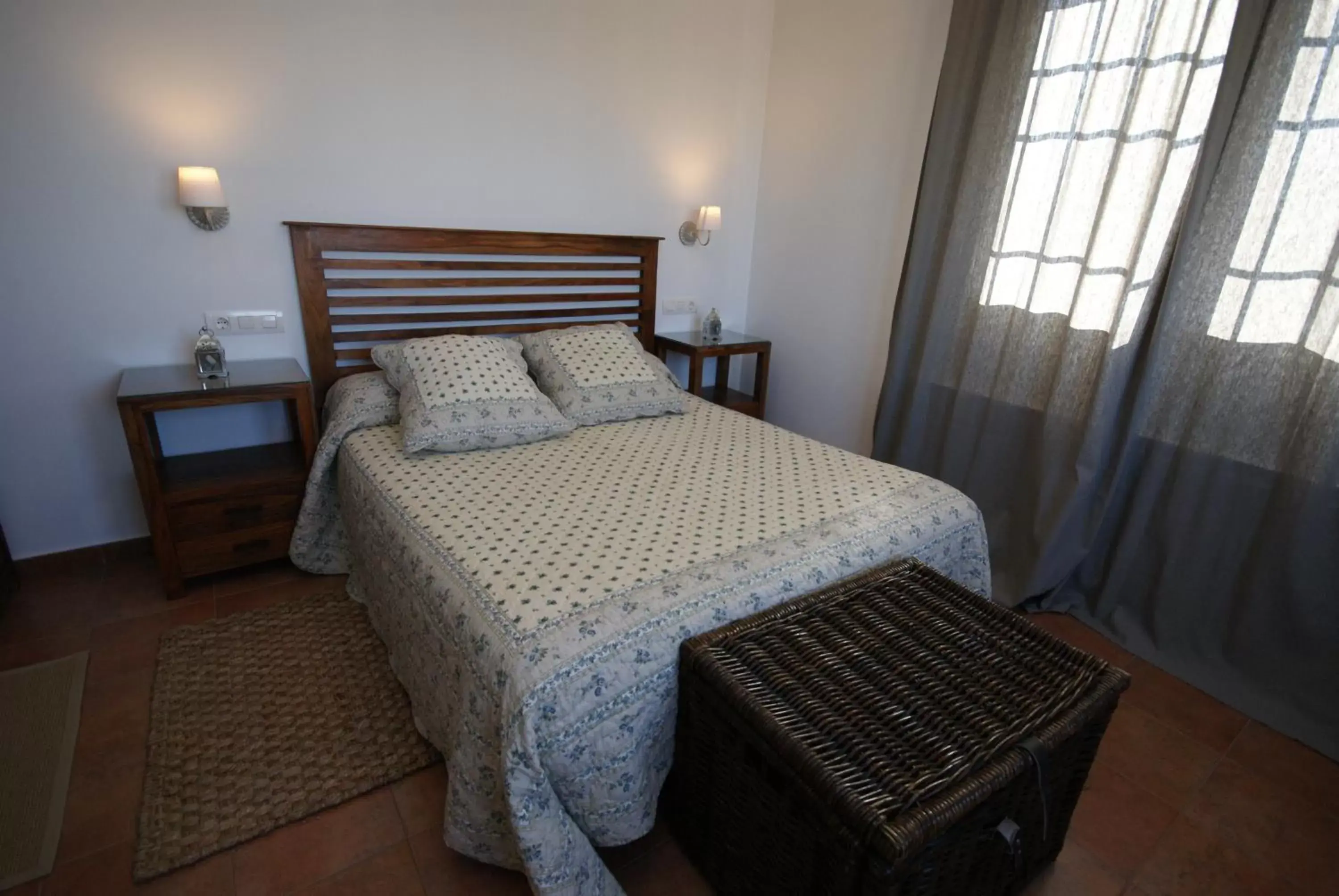 Decorative detail, Bed in Finca El Romeral