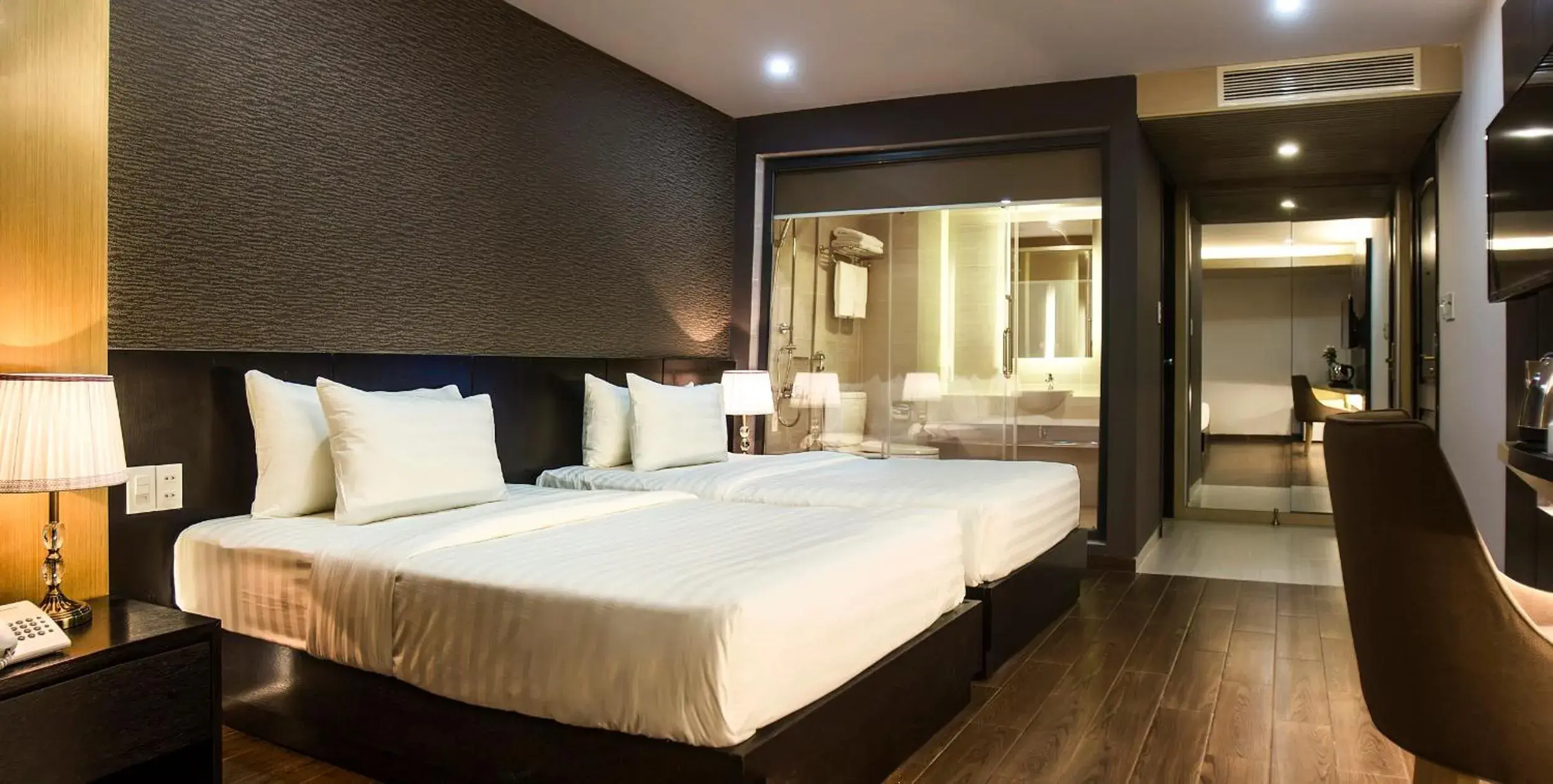Bed in Golden Hotel