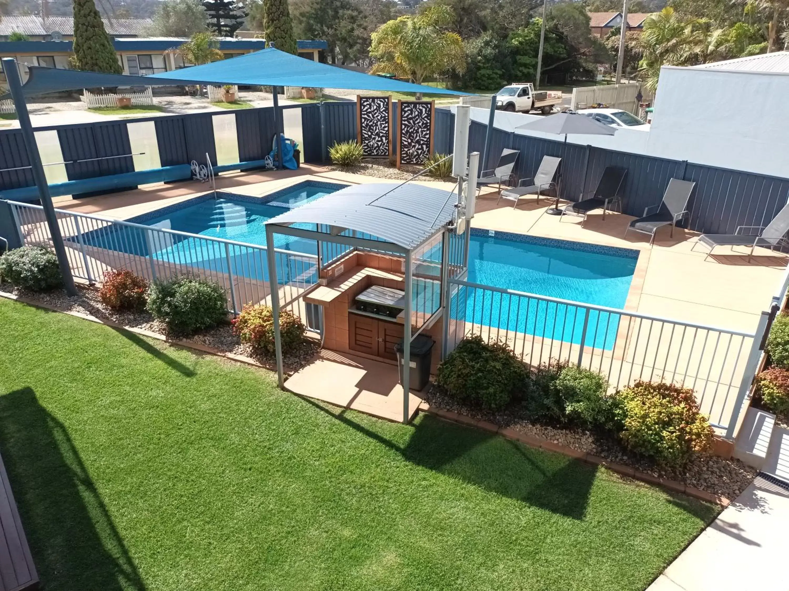 Pool View in Grandeur Holiday Units