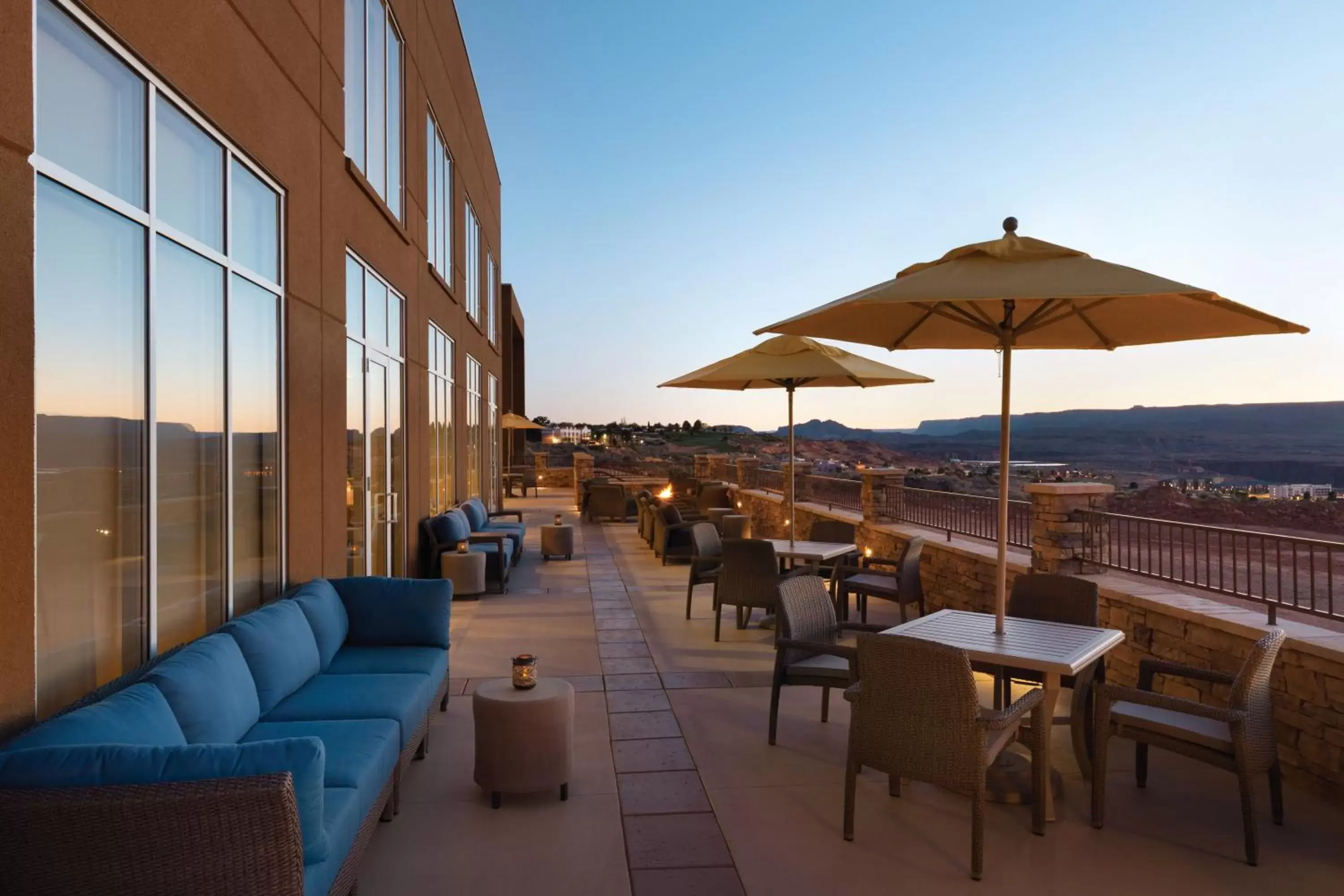 Patio in Hyatt Place Page Lake Powell