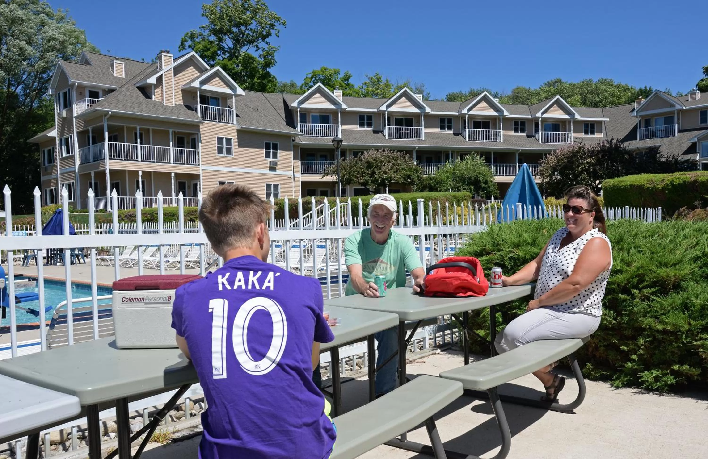 BBQ facilities in Westwood Shores Waterfront Resort