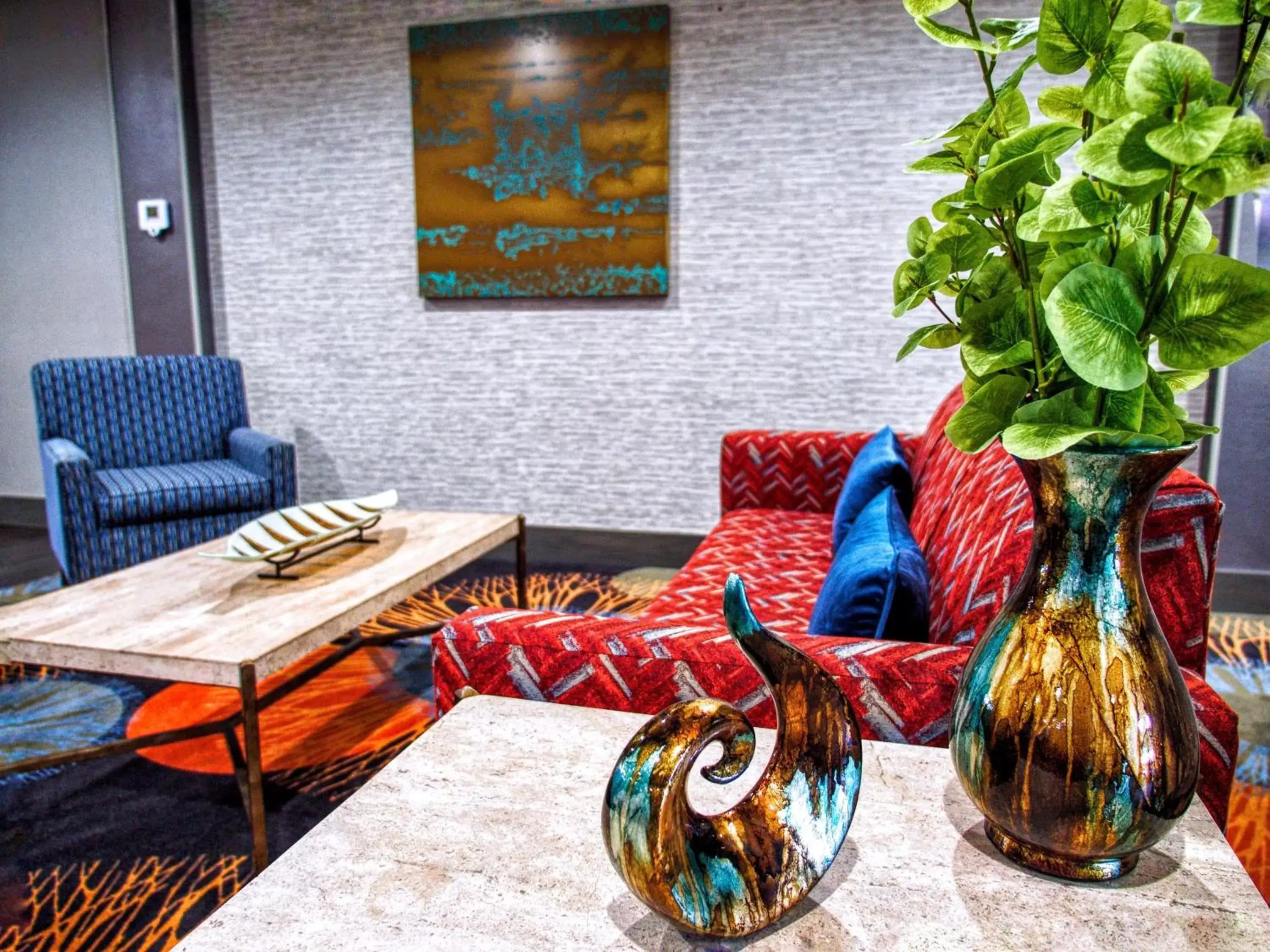 Lobby or reception in Hampton Inn Edmond Lobby or reception in Hampton Inn Edmond