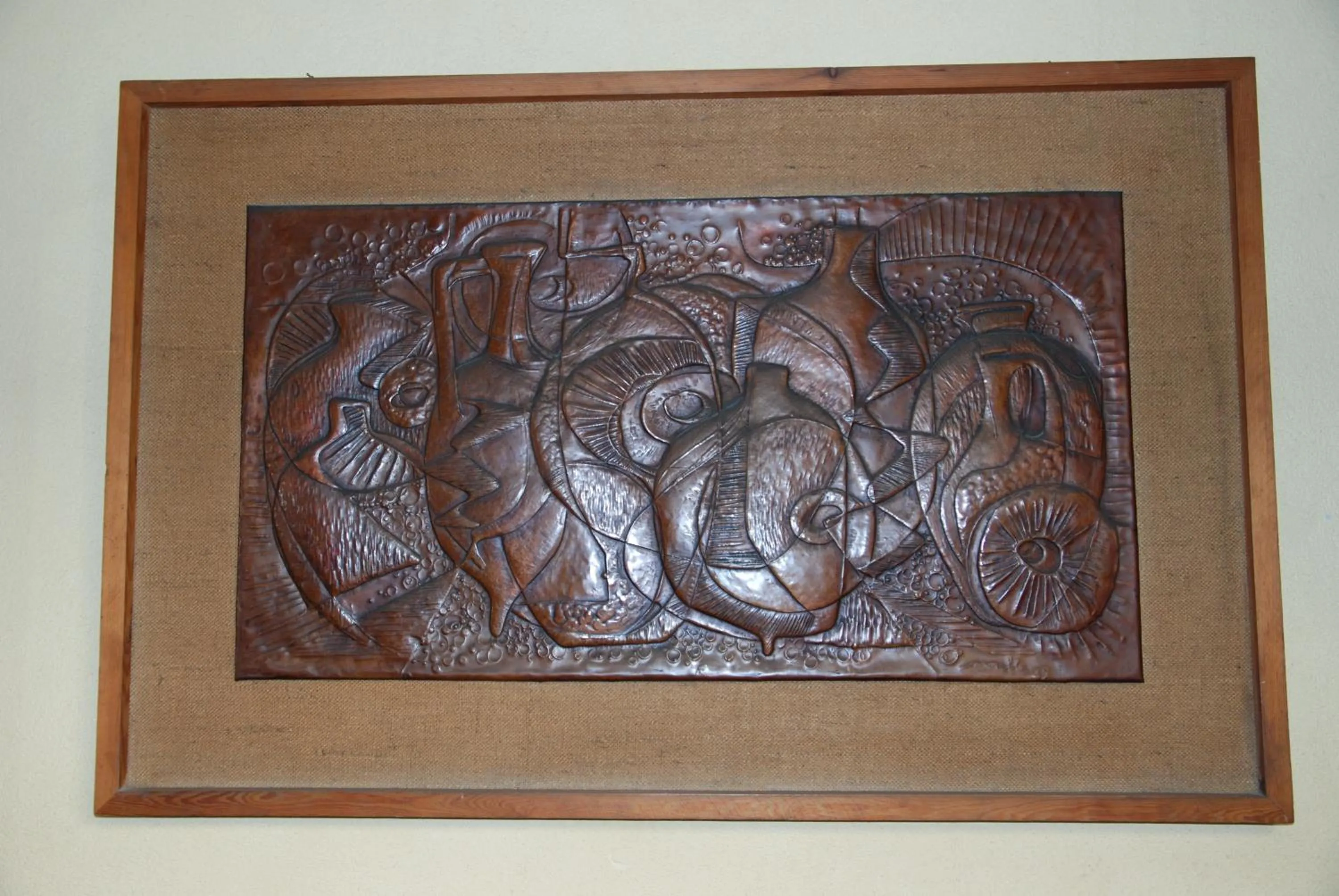 Decorative detail in Hotel La Giara