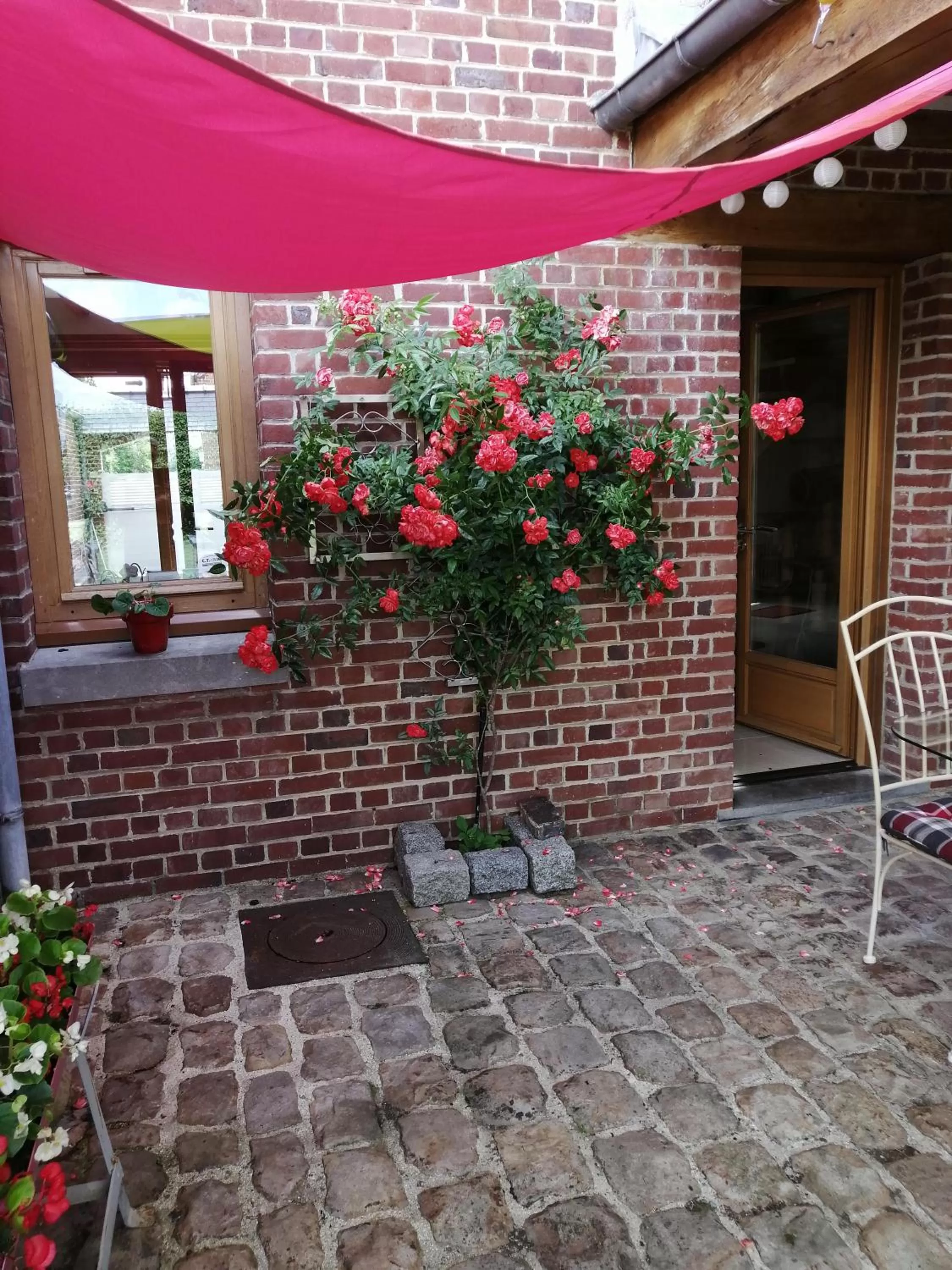 Patio in Au repos de la licorne