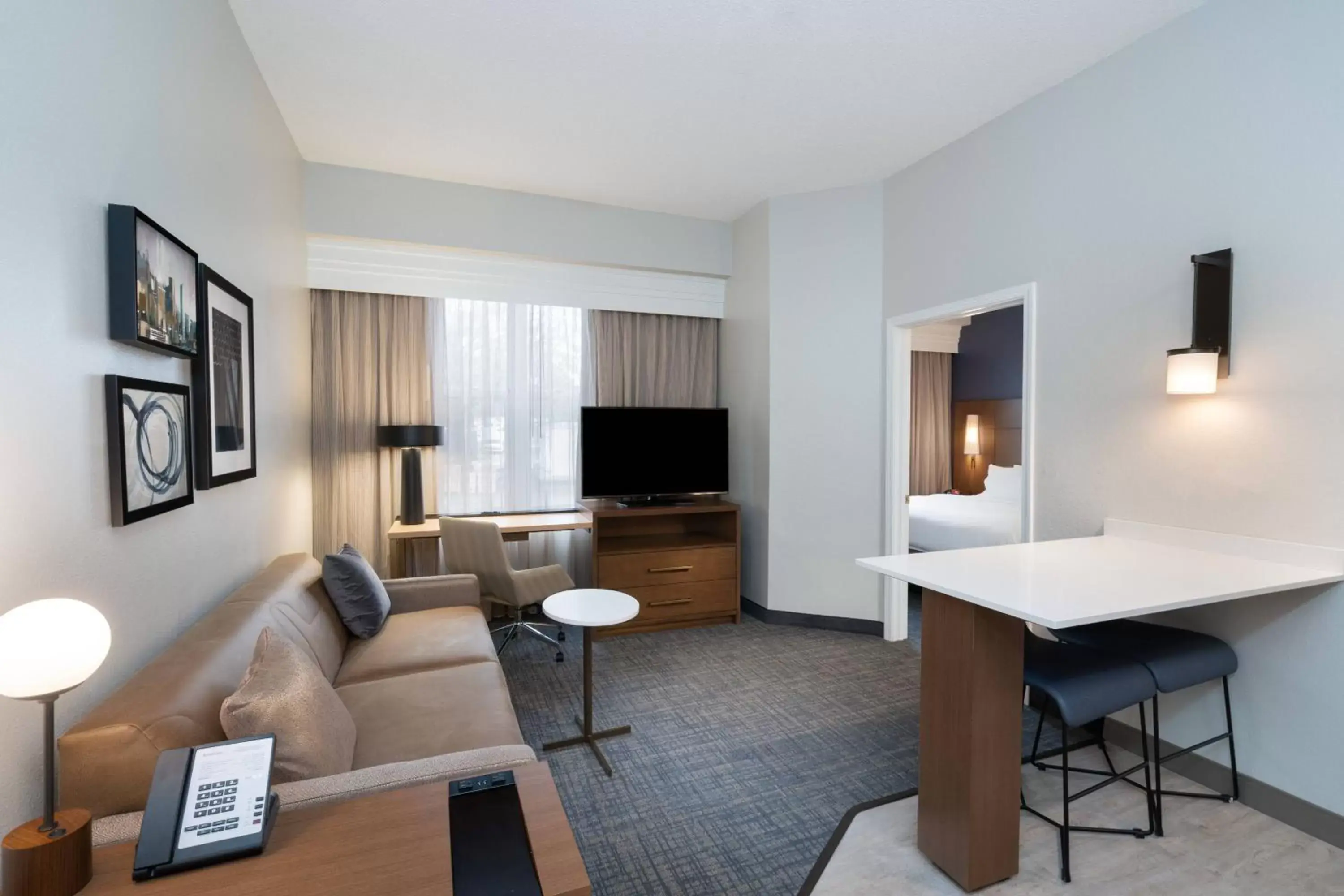 Living room, Seating Area in Residence Inn by Marriott Charleston Airport