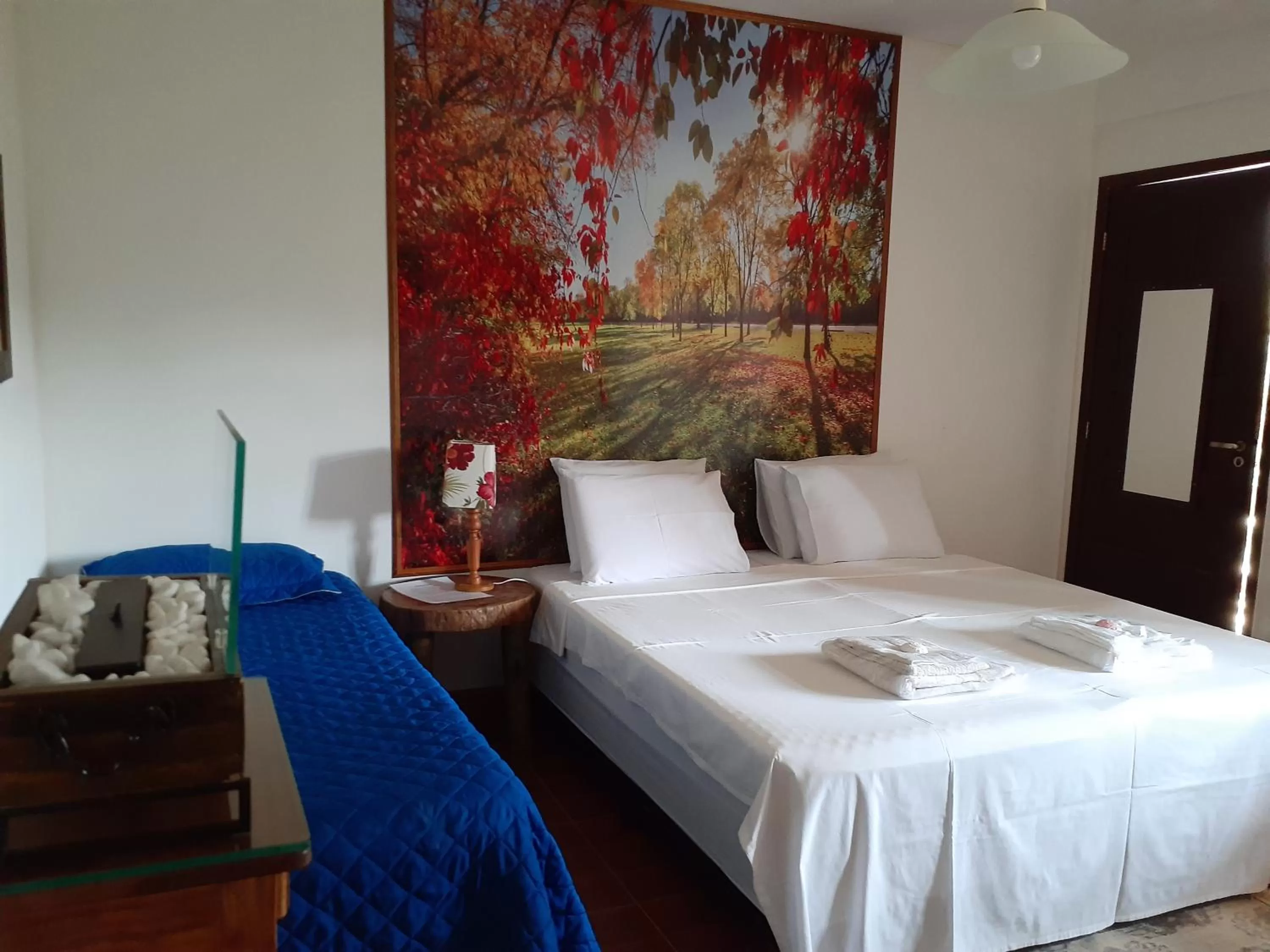 Bed in Pousada R.N.C. Nosso Paraíso