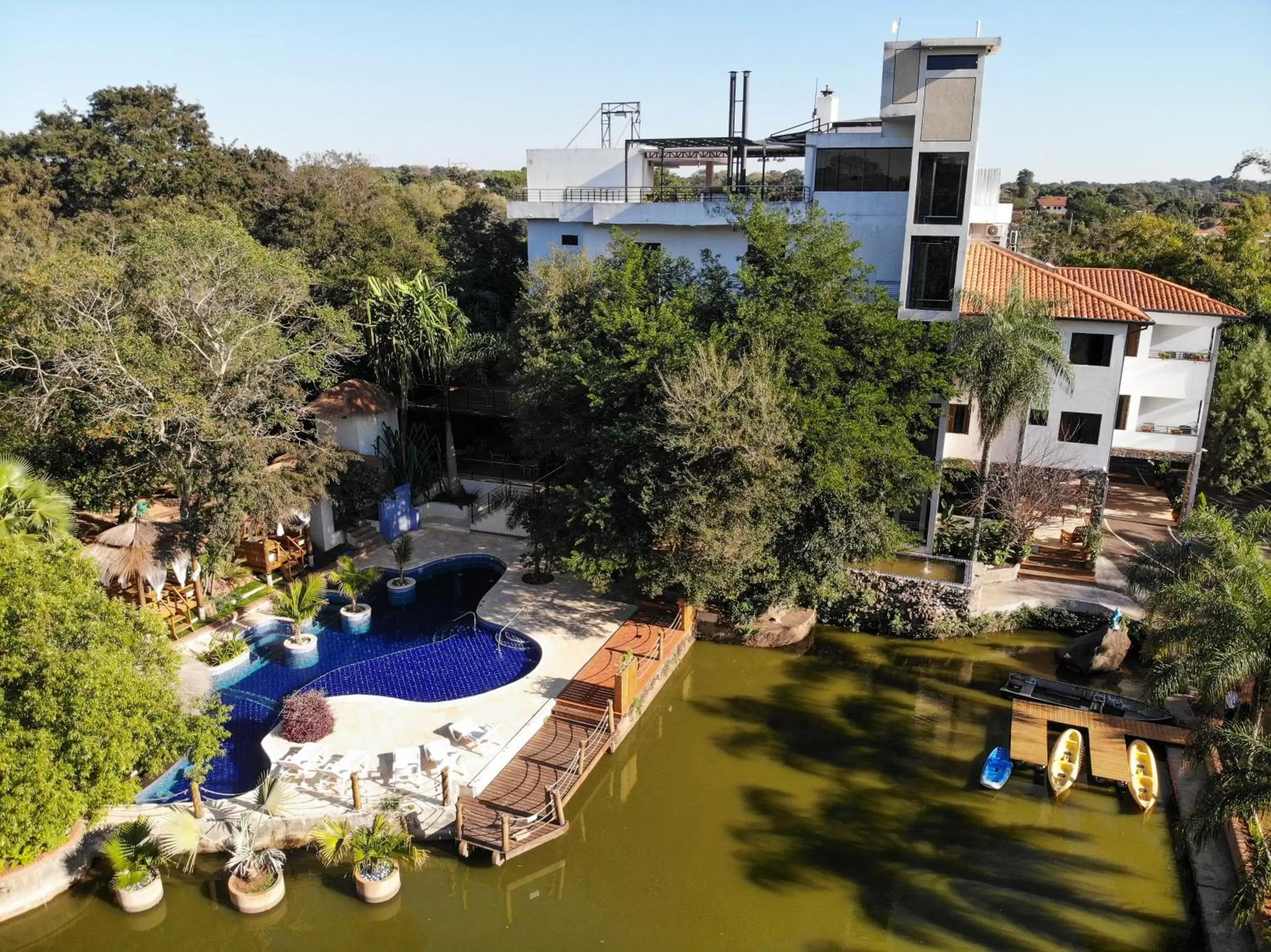 Bird's eye view in Los Lagos Resort Hotel Bird's eye view in Los Lagos Resort Hotel