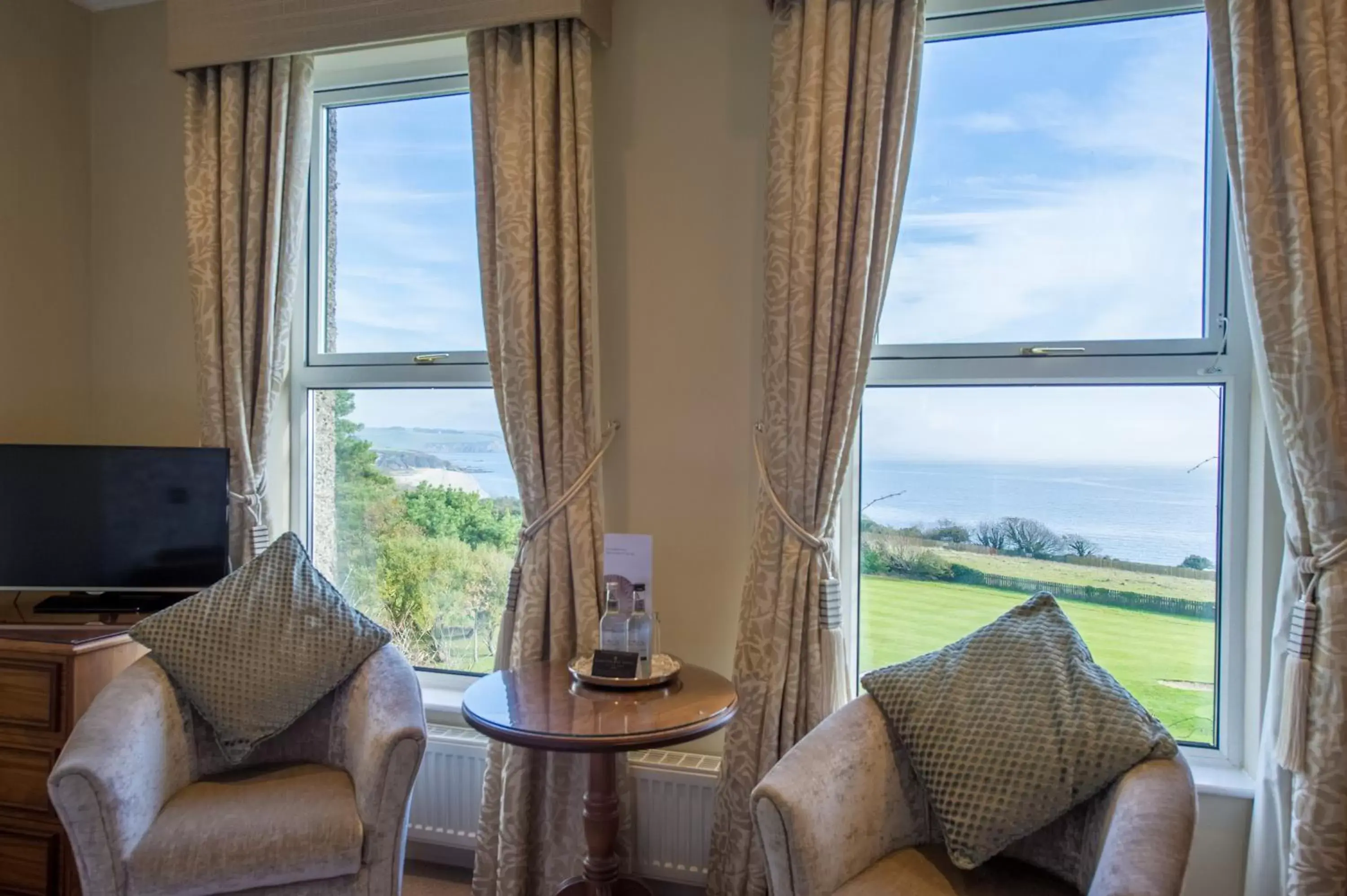 Decorative detail, Seating Area in The Carlyon Bay Hotel and Spa