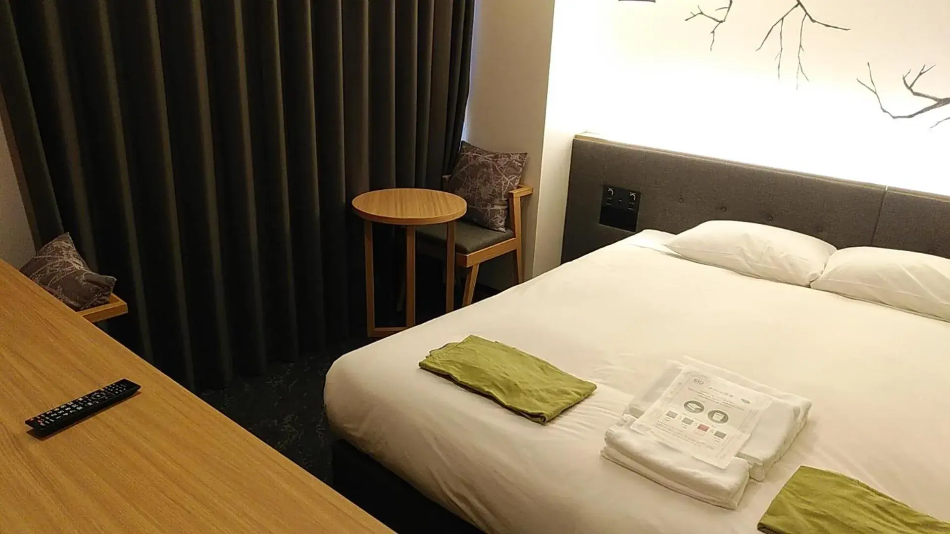 Bed in Hotel Paco Kushiro