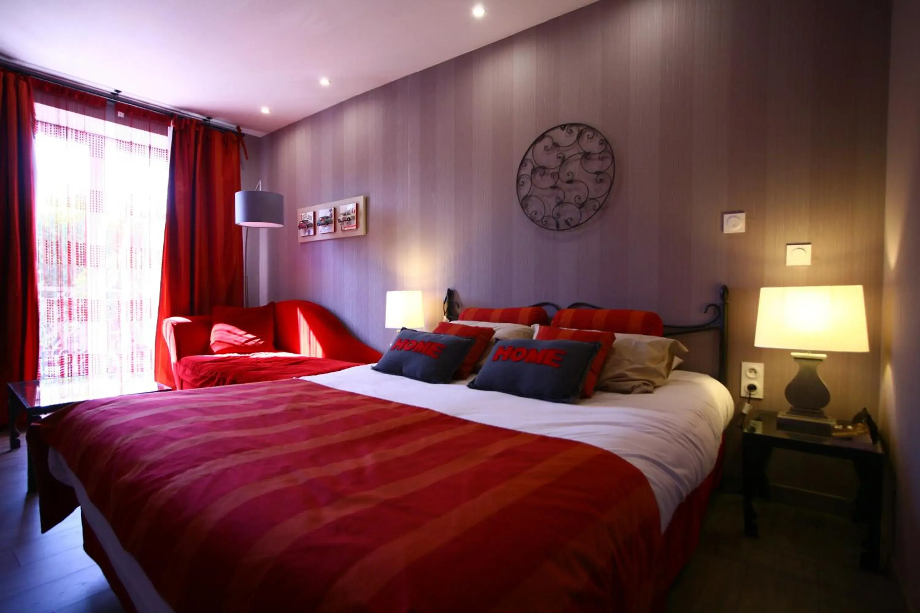 Bed in Hôtel Le Glacier