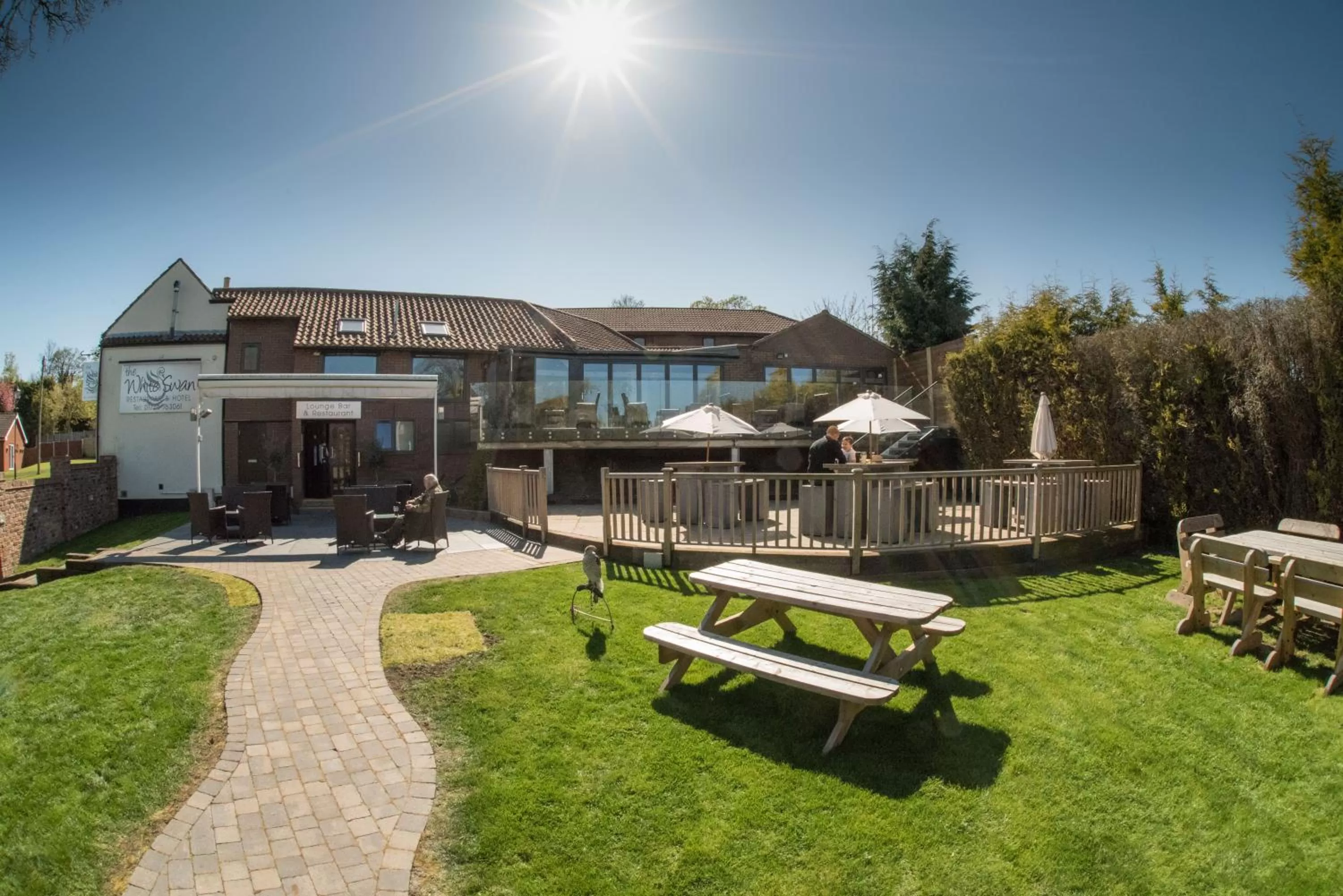 Garden in The White Swan