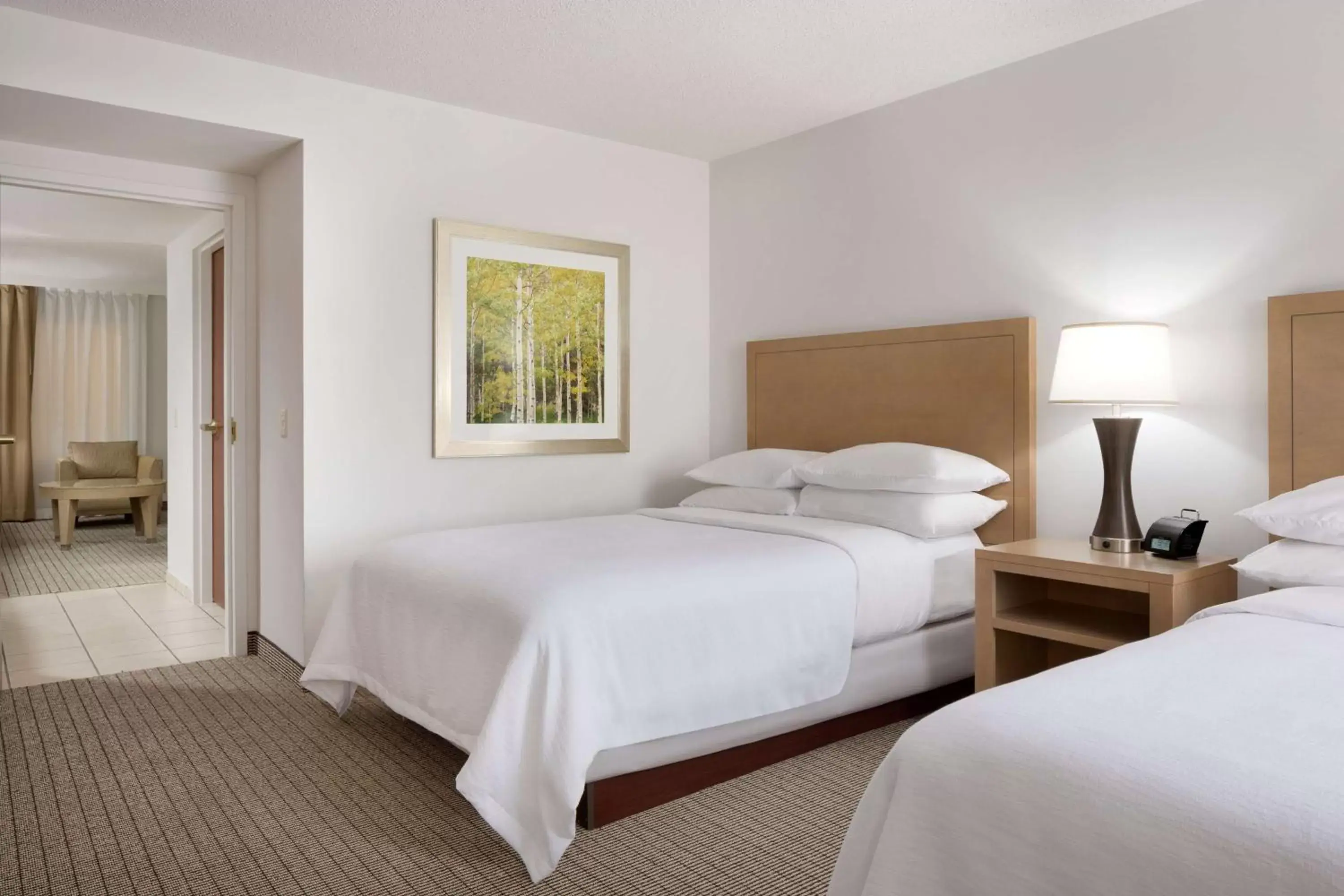 Bed in Embassy Suites by Hilton Denver International Airport