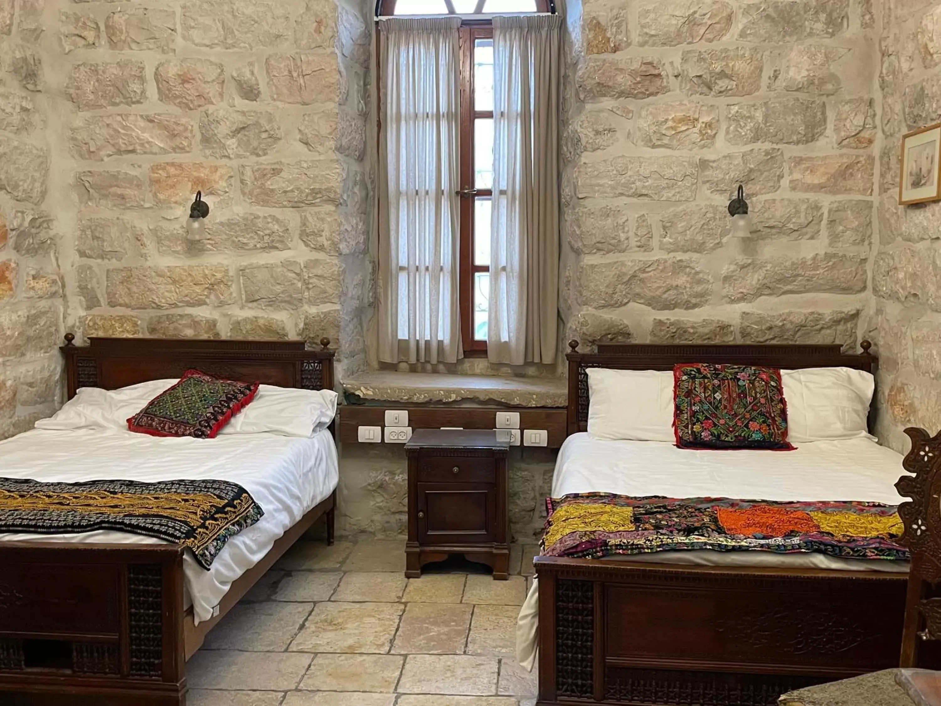 Bed in Jerusalem Hotel