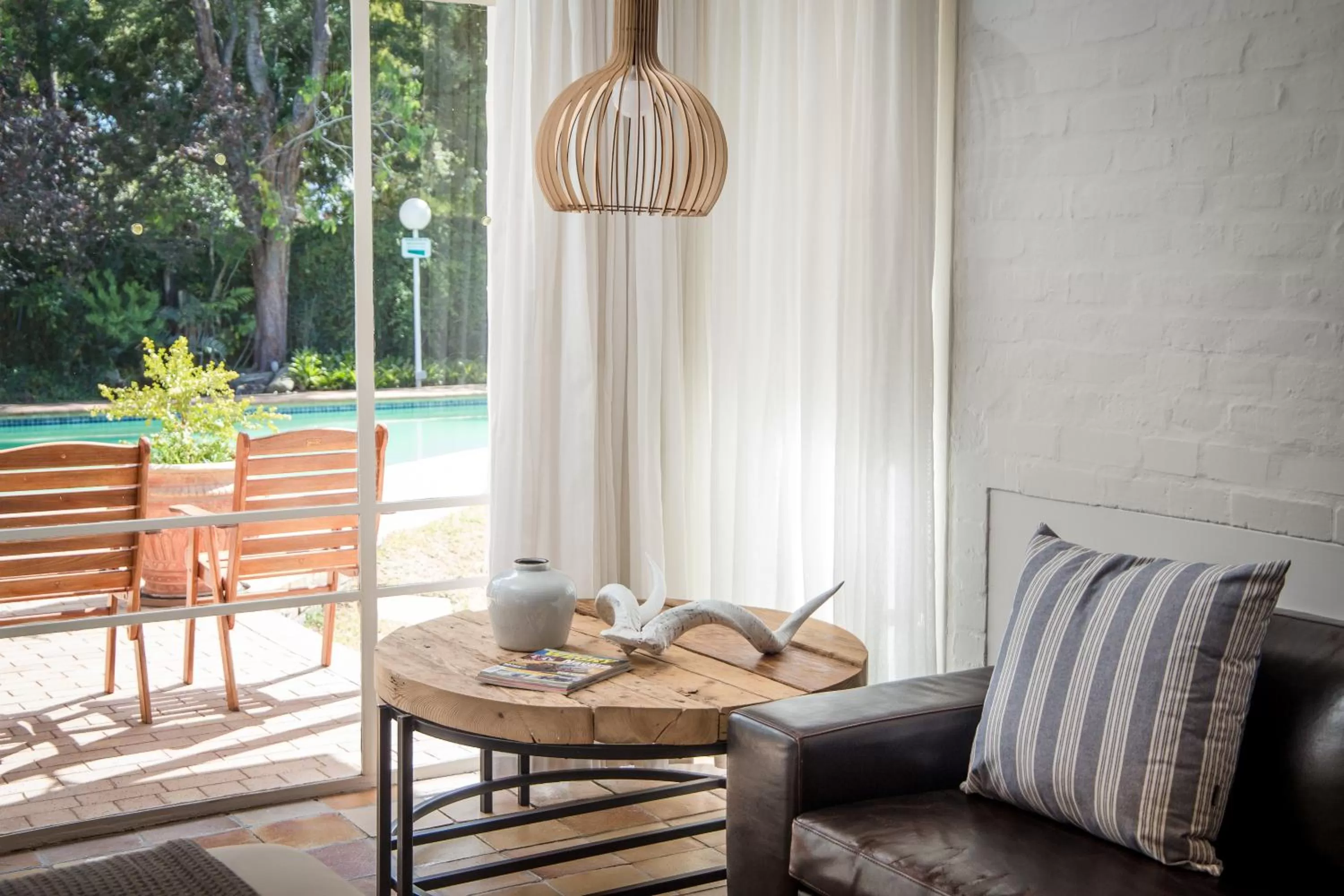 Decorative detail, Seating Area in Raw Karoo Guest House