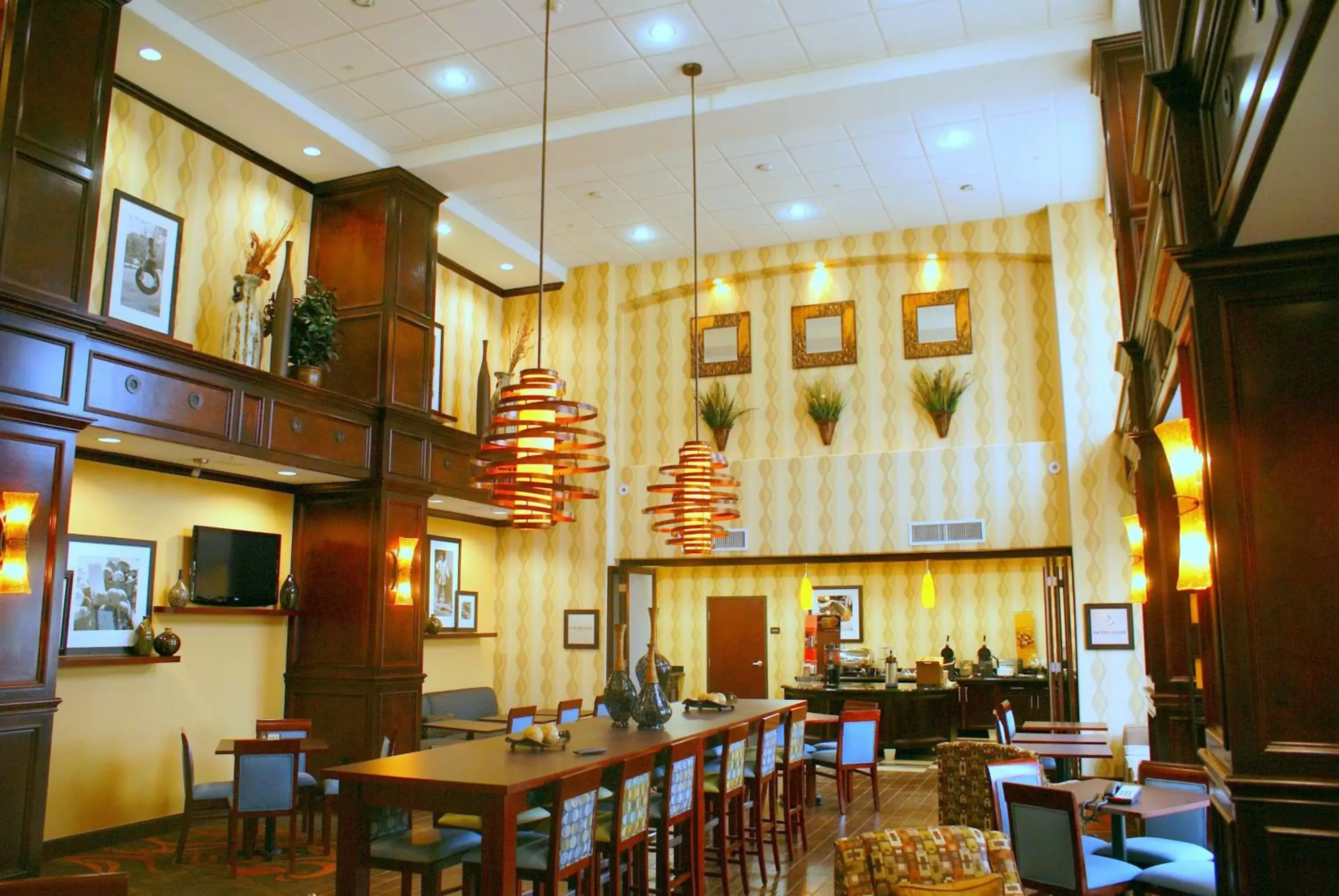 Lobby or reception, Restaurant/Places to Eat in Hampton Inn & Suites Brenham