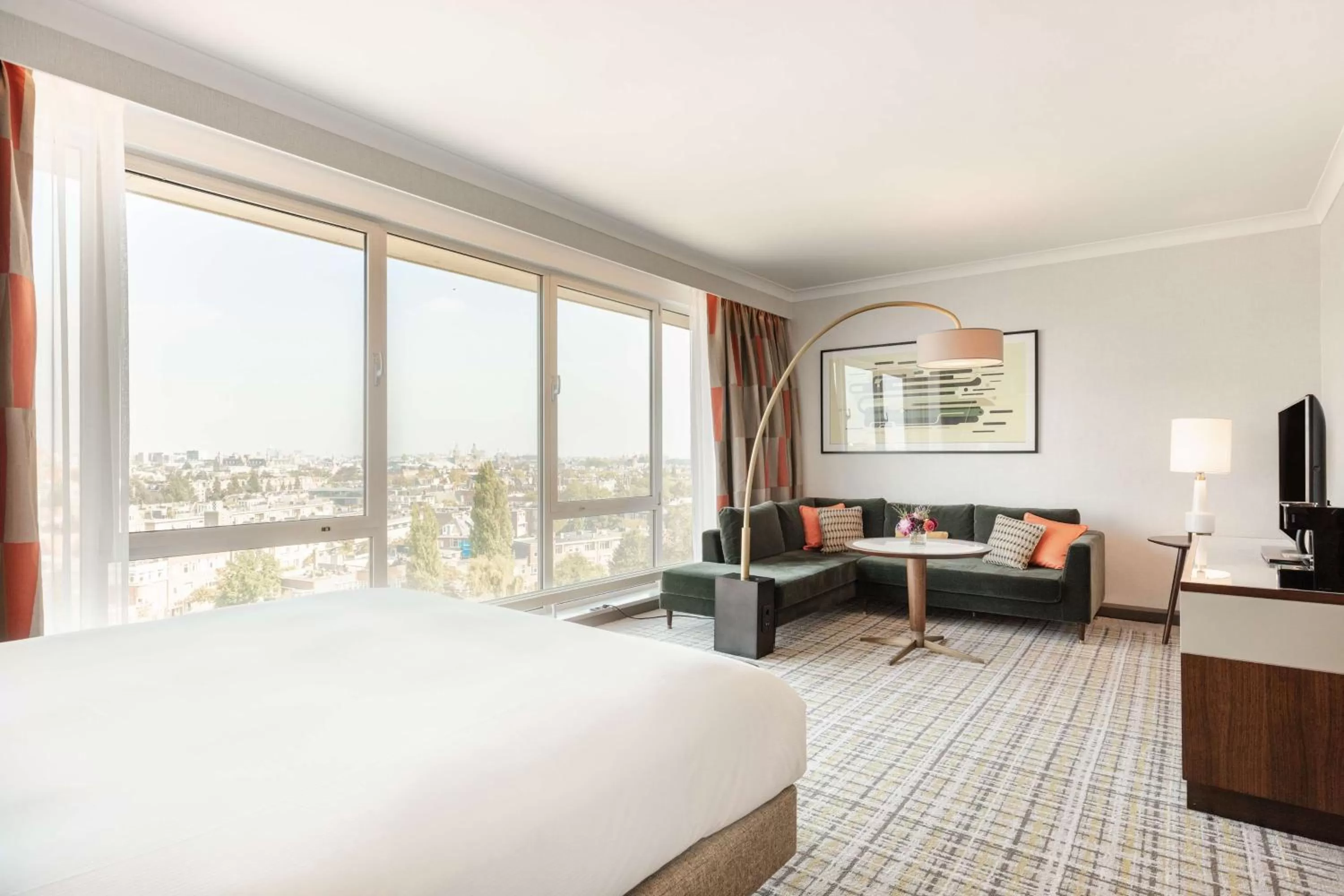 Bed in Hilton Amsterdam