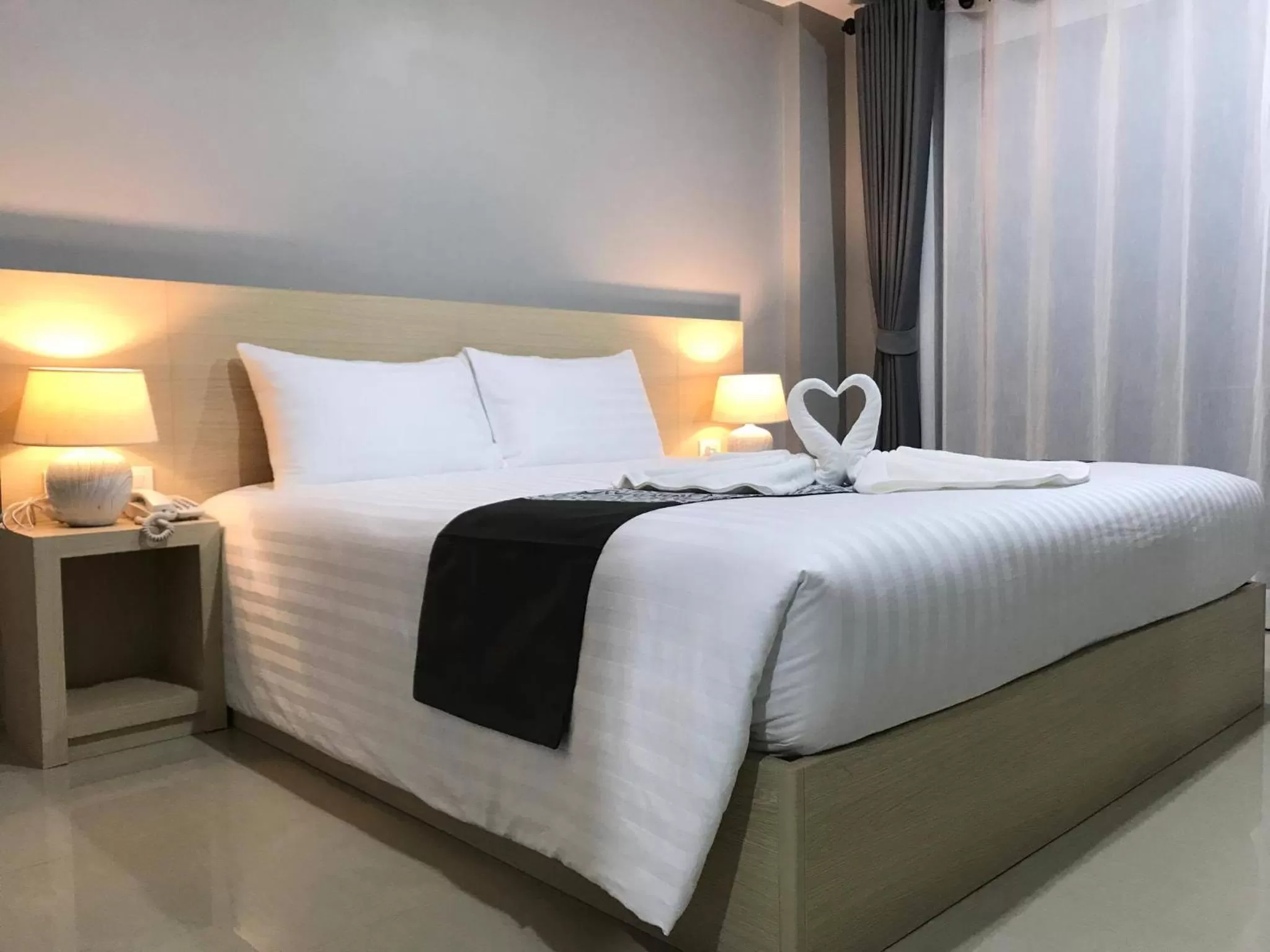 Bed in Aonang Sea Valley Resort