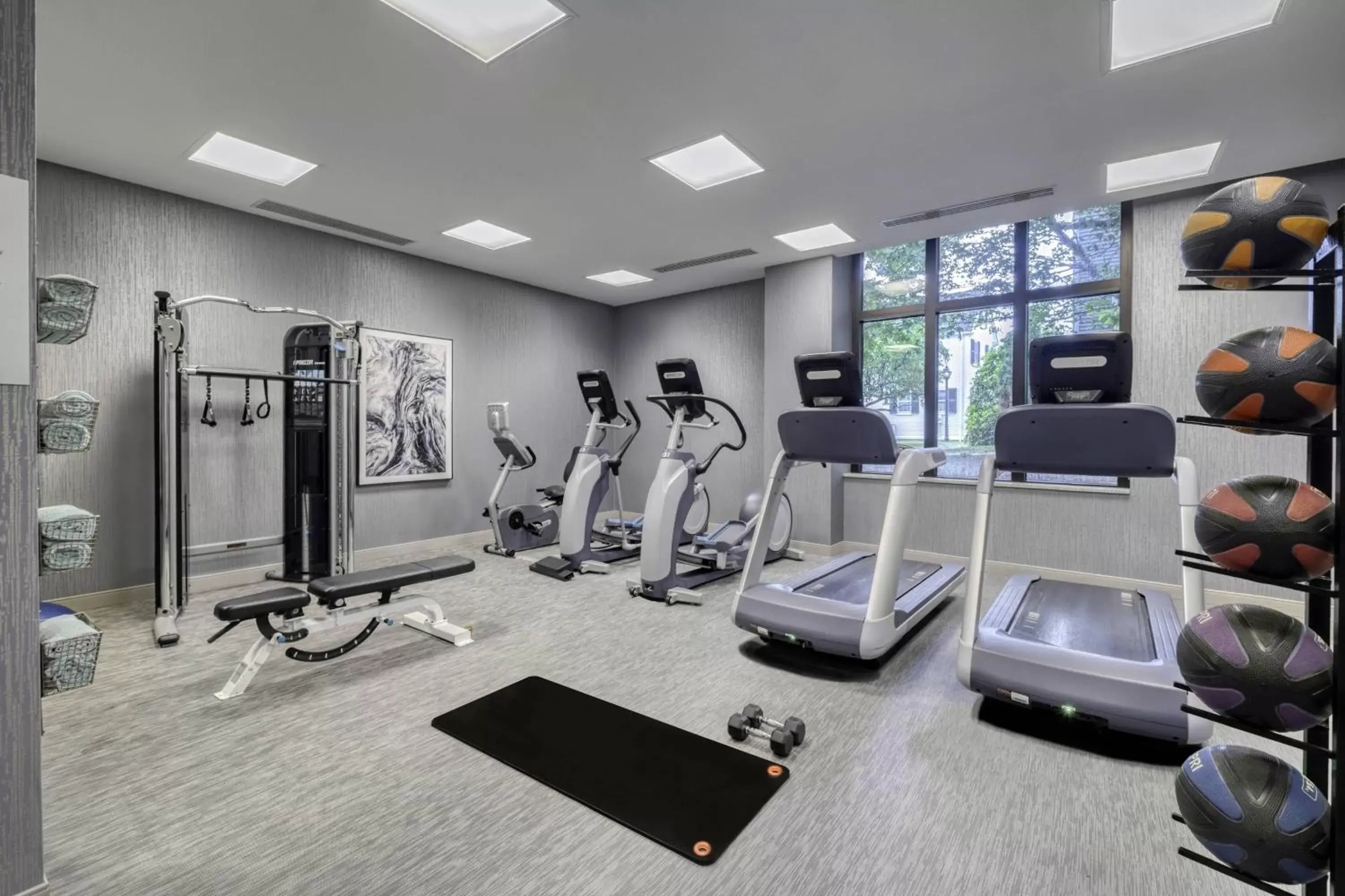 Fitness centre/facilities, Fitness Center/Facilities in Residence Inn by Marriott Portsmouth Downtown