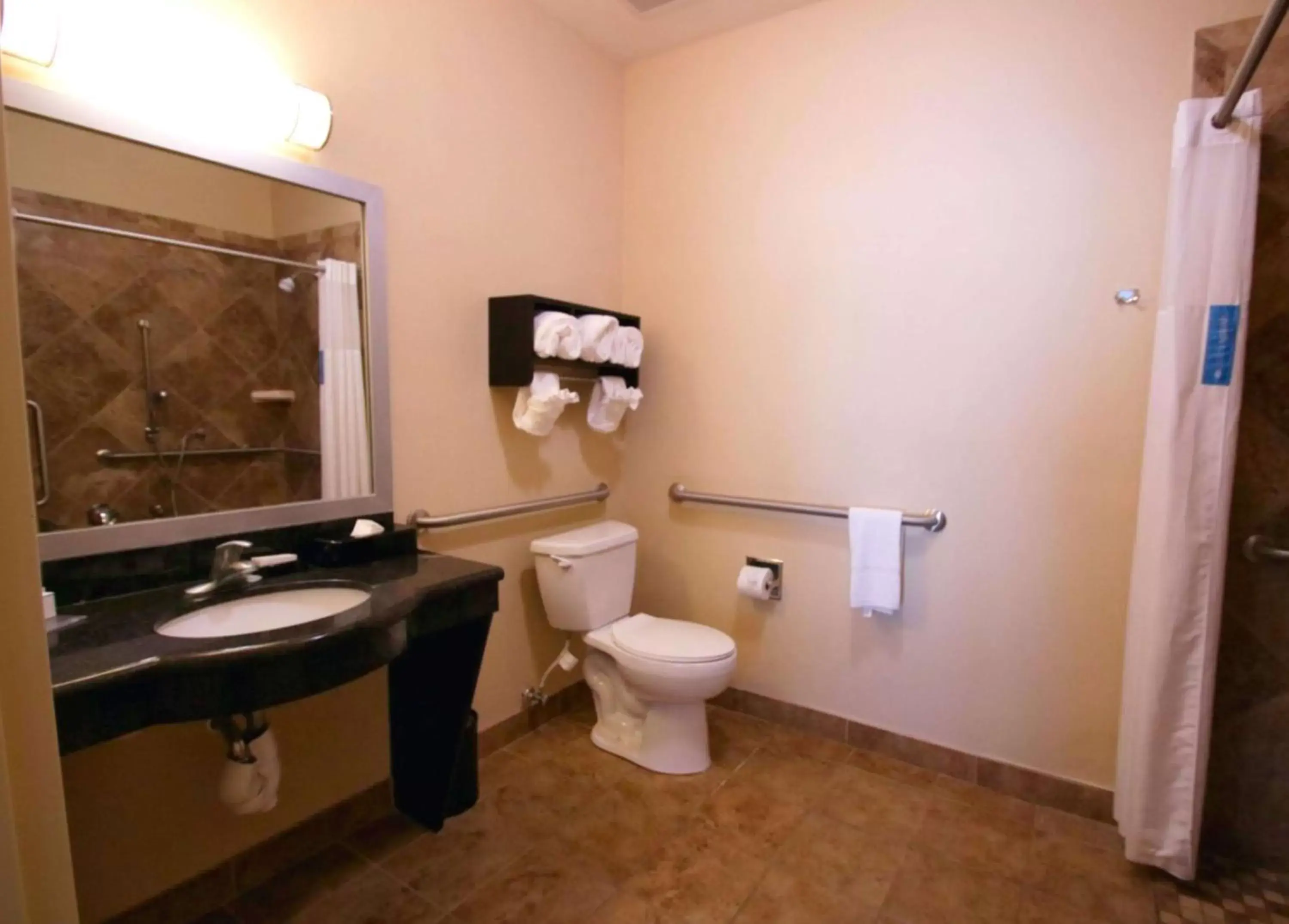 Bathroom in Hampton Inn & Suites Jacksonville Beach Boulevard/Mayo Clinic
