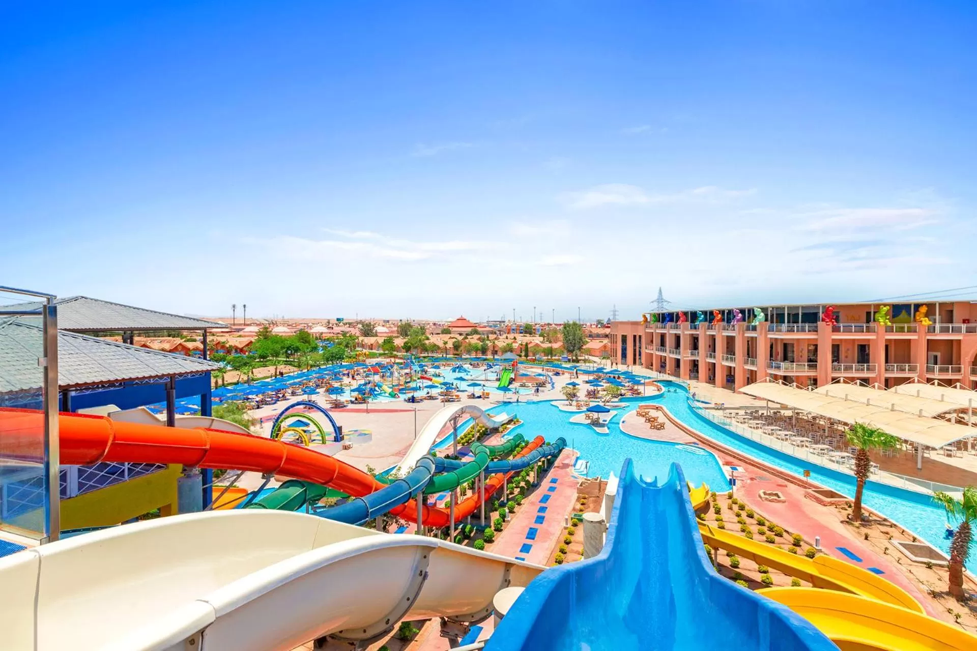 Aqua park in Neverland City Hurghada - Pickalbatros