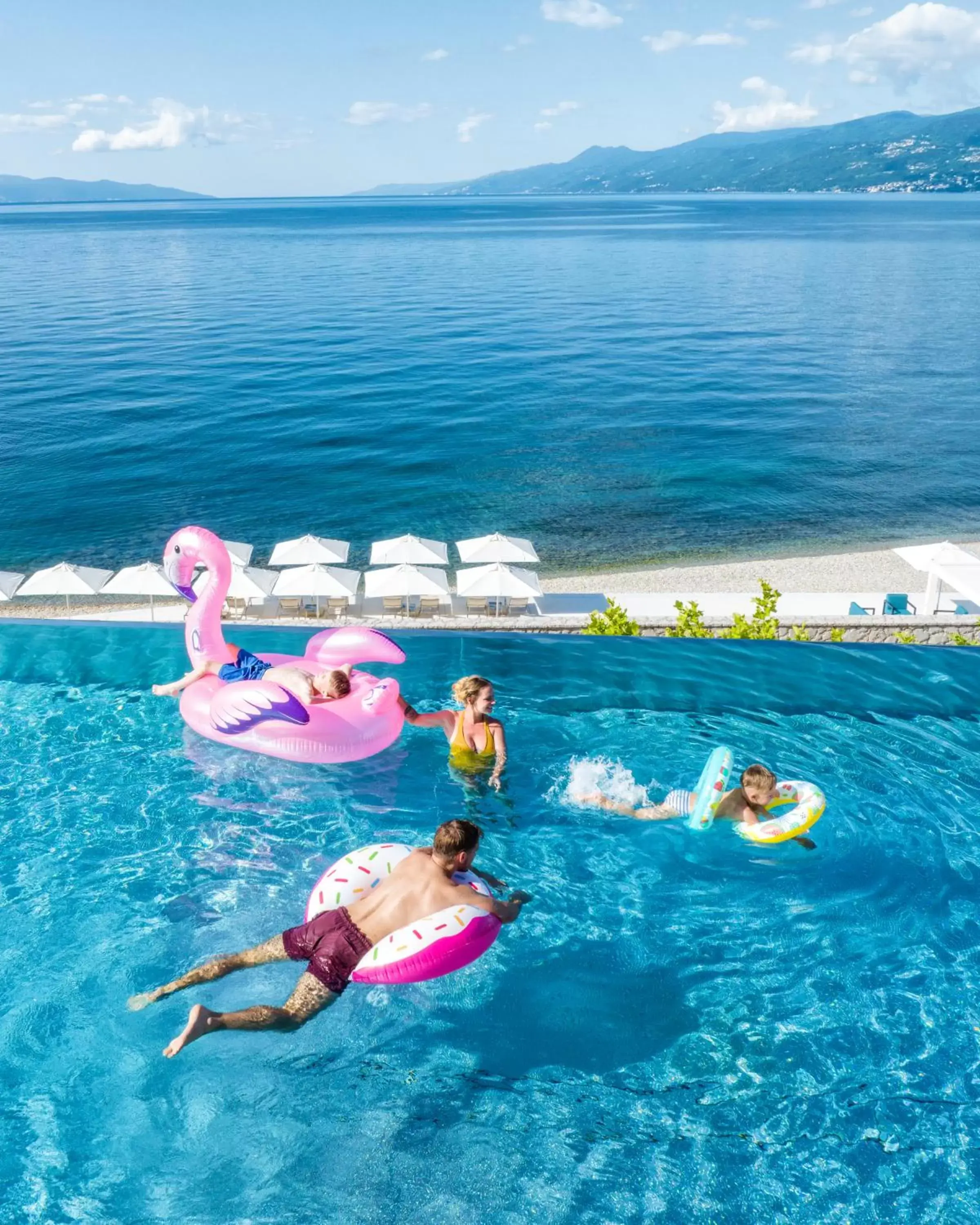 Swimming Pool in Hilton Rijeka Costabella Beach Resort And Spa