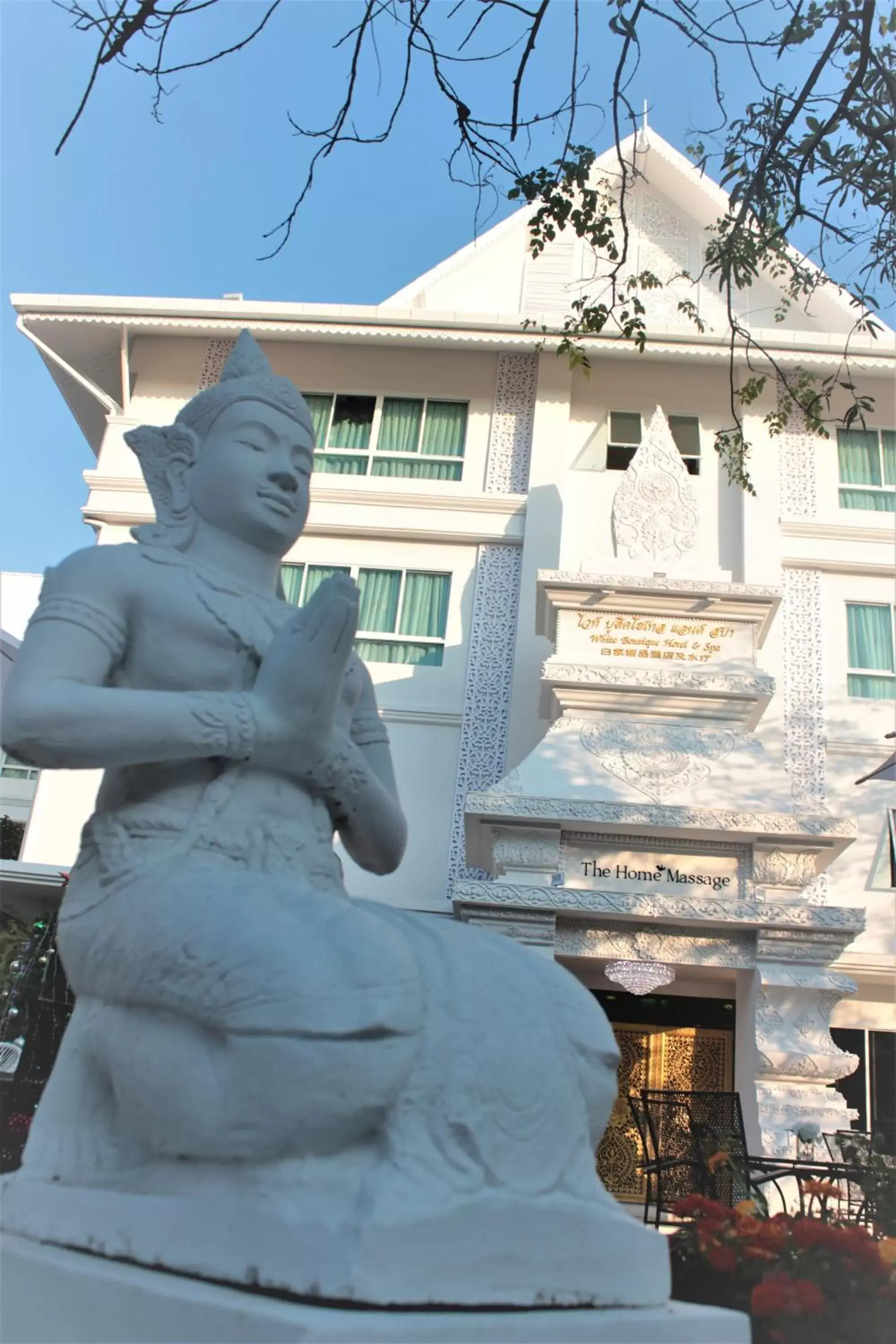 Facade/entrance in White Boutique Hotel and Spa Facade/entrance in White Boutique Hotel and Spa