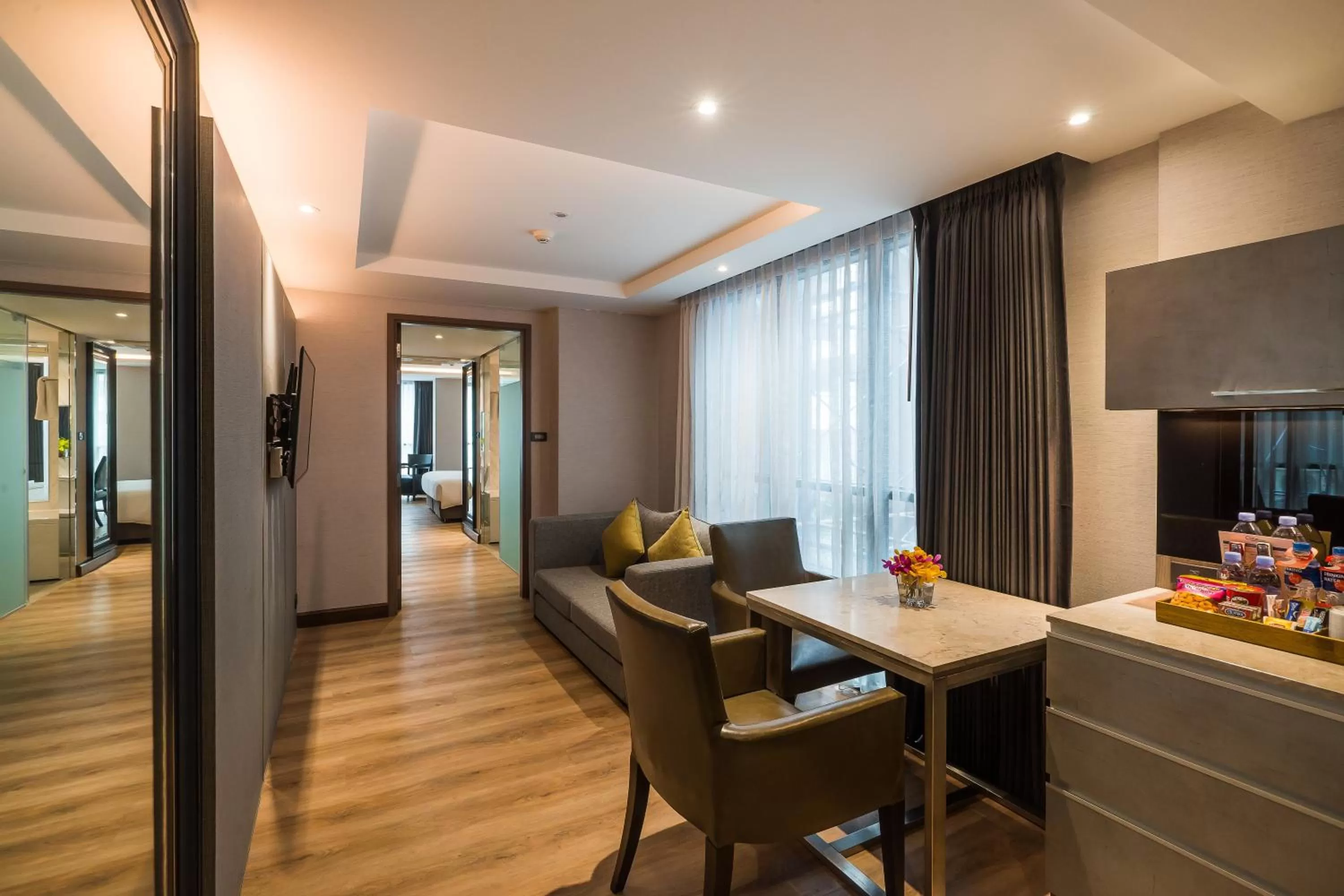 Living room in Citrus Suites Sukhumvit 6 by Compass Hospitality