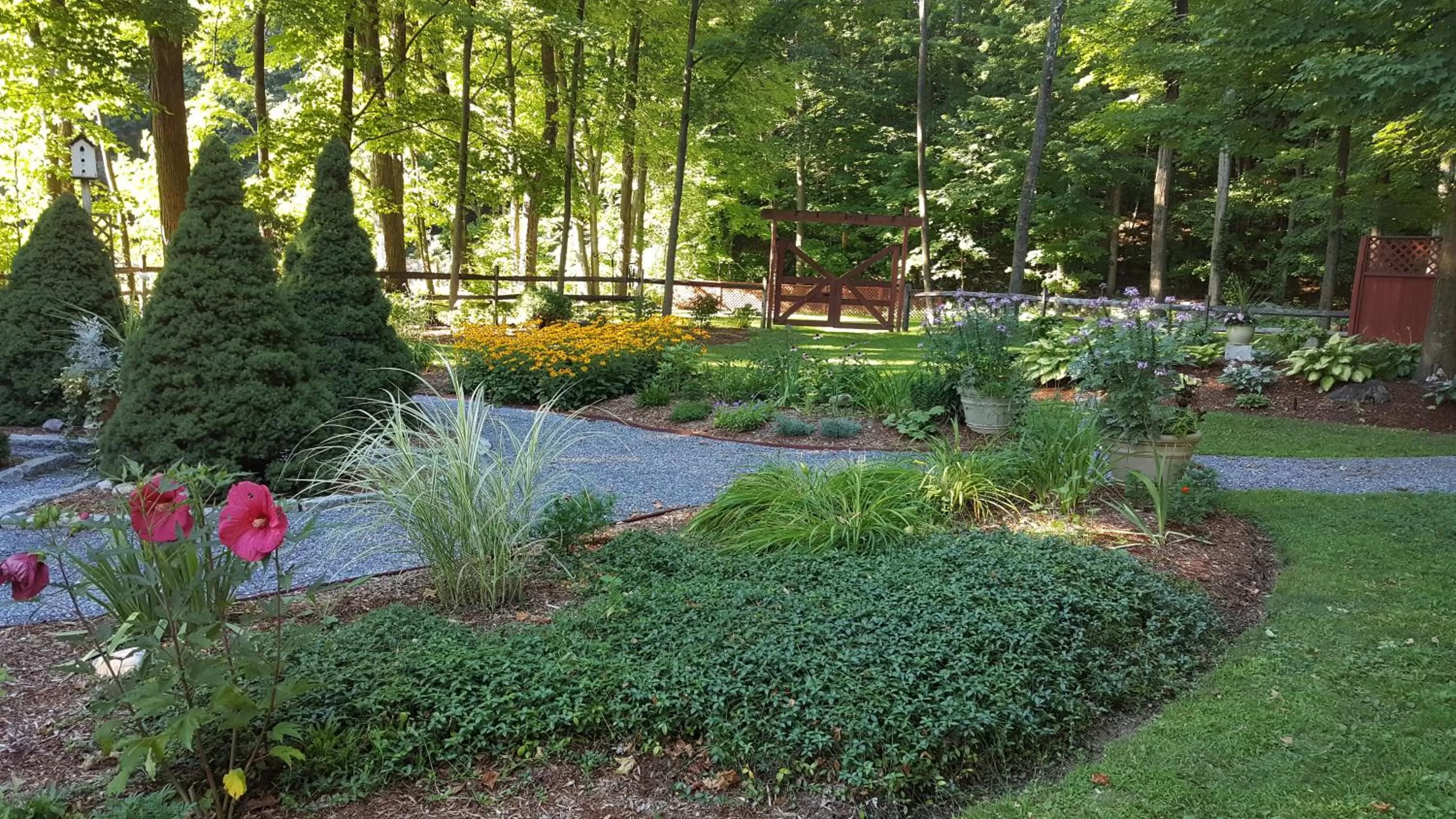 Garden in Waybury Inn
