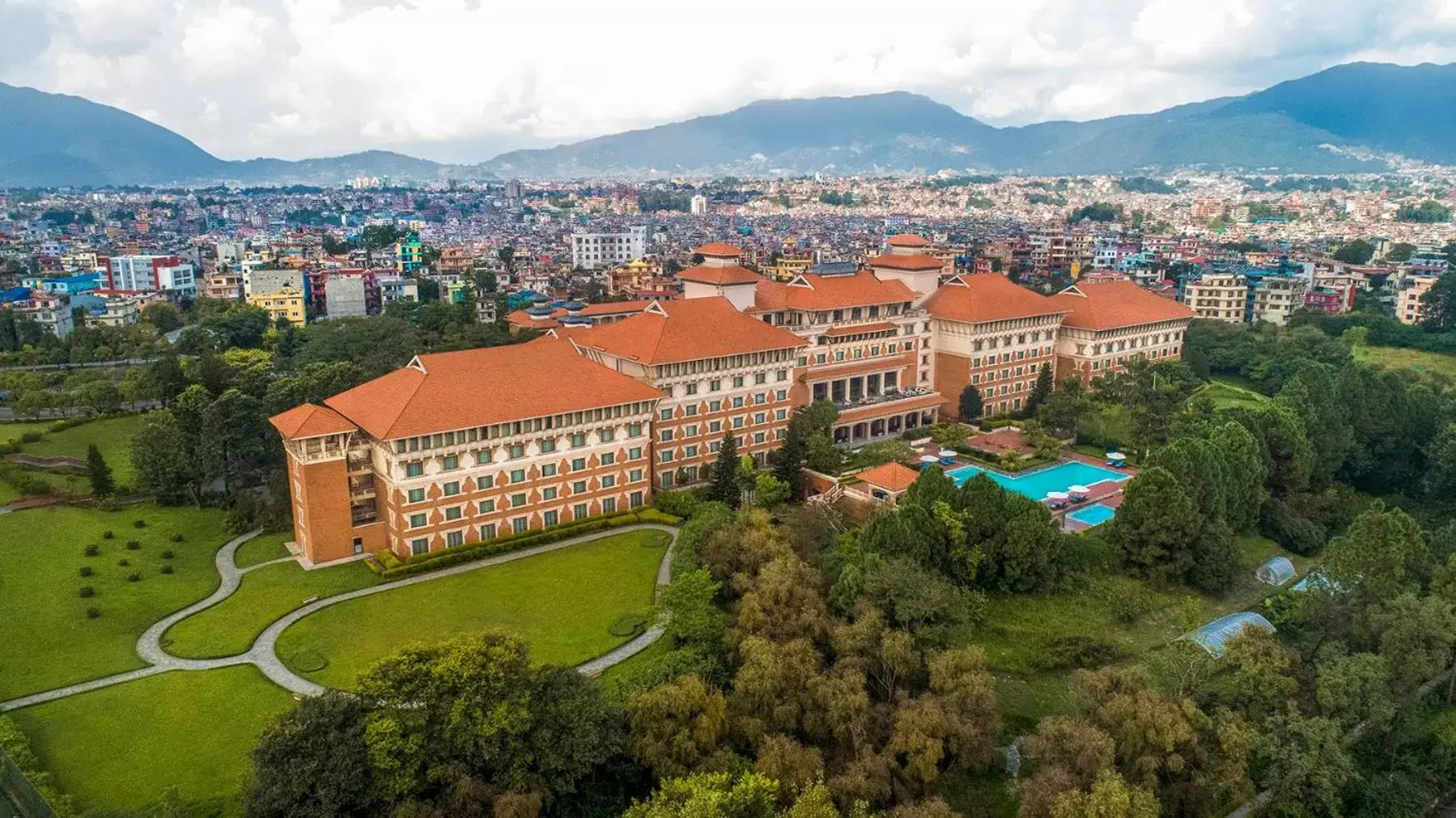 Property building, Bird's-eye View in Hyatt Regency Kathmandu