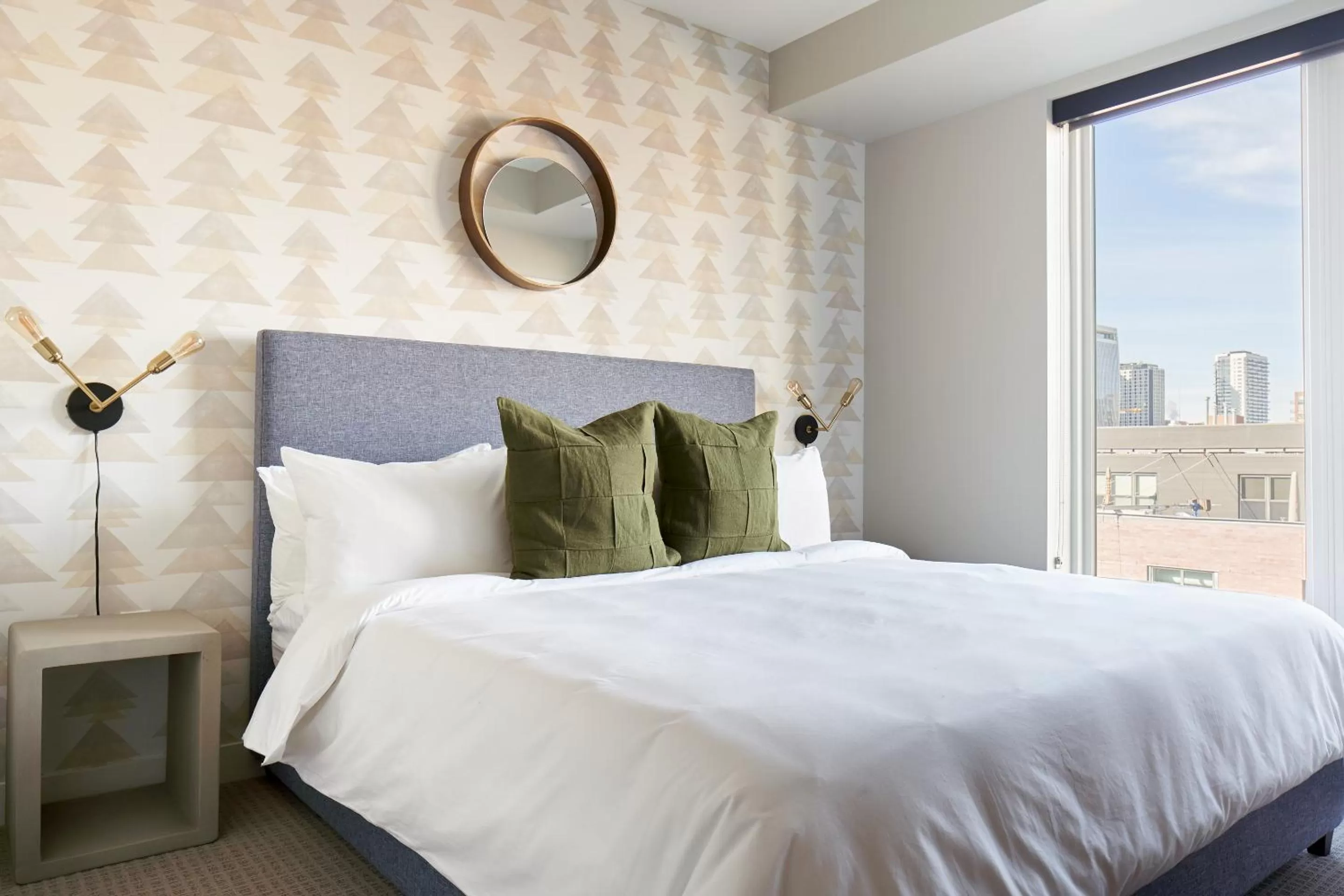 Living room, Bed in Sonder at Vicinity