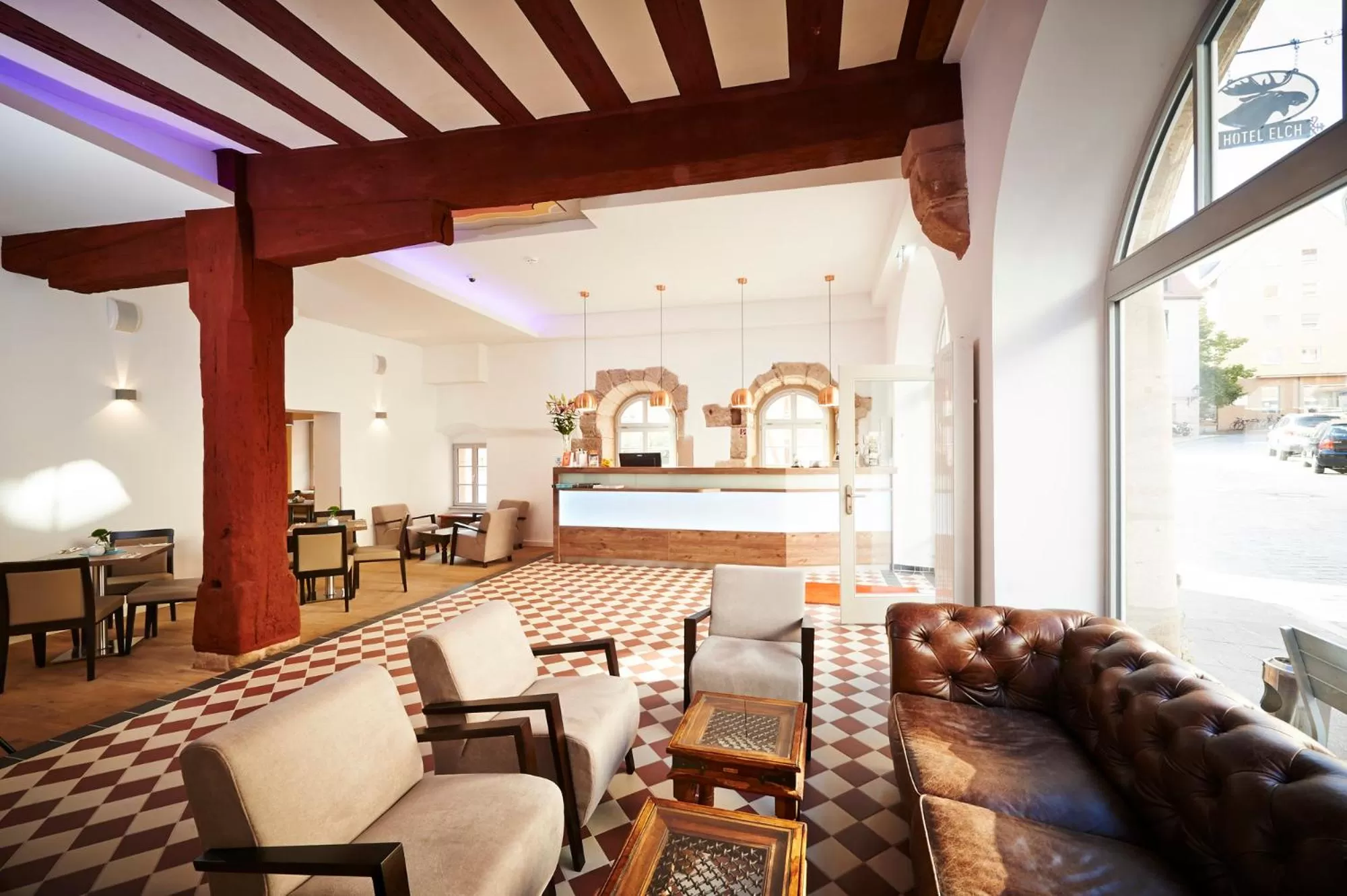 Decorative detail in Hotel Elch