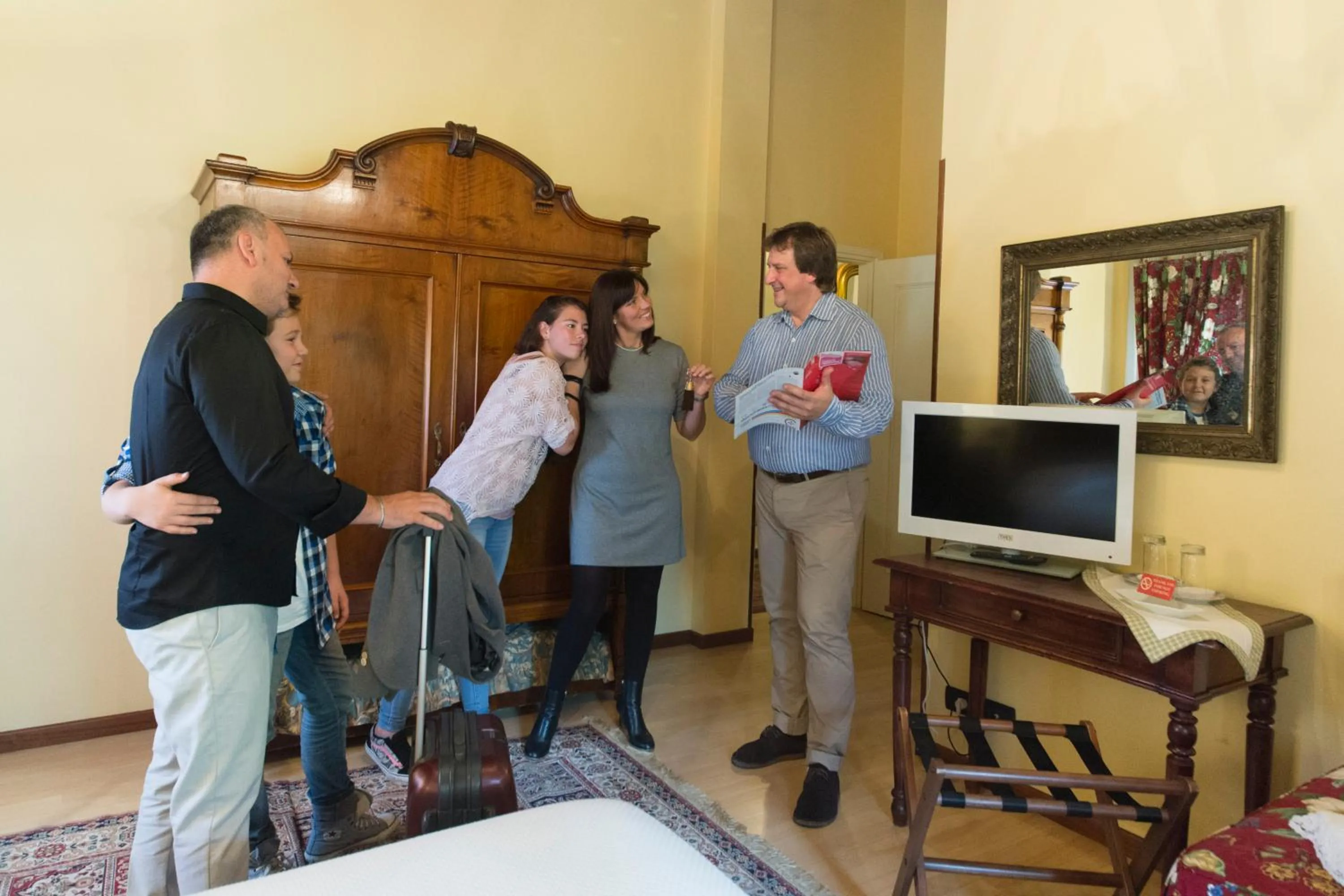 group of guests in Hotel La Rescossa