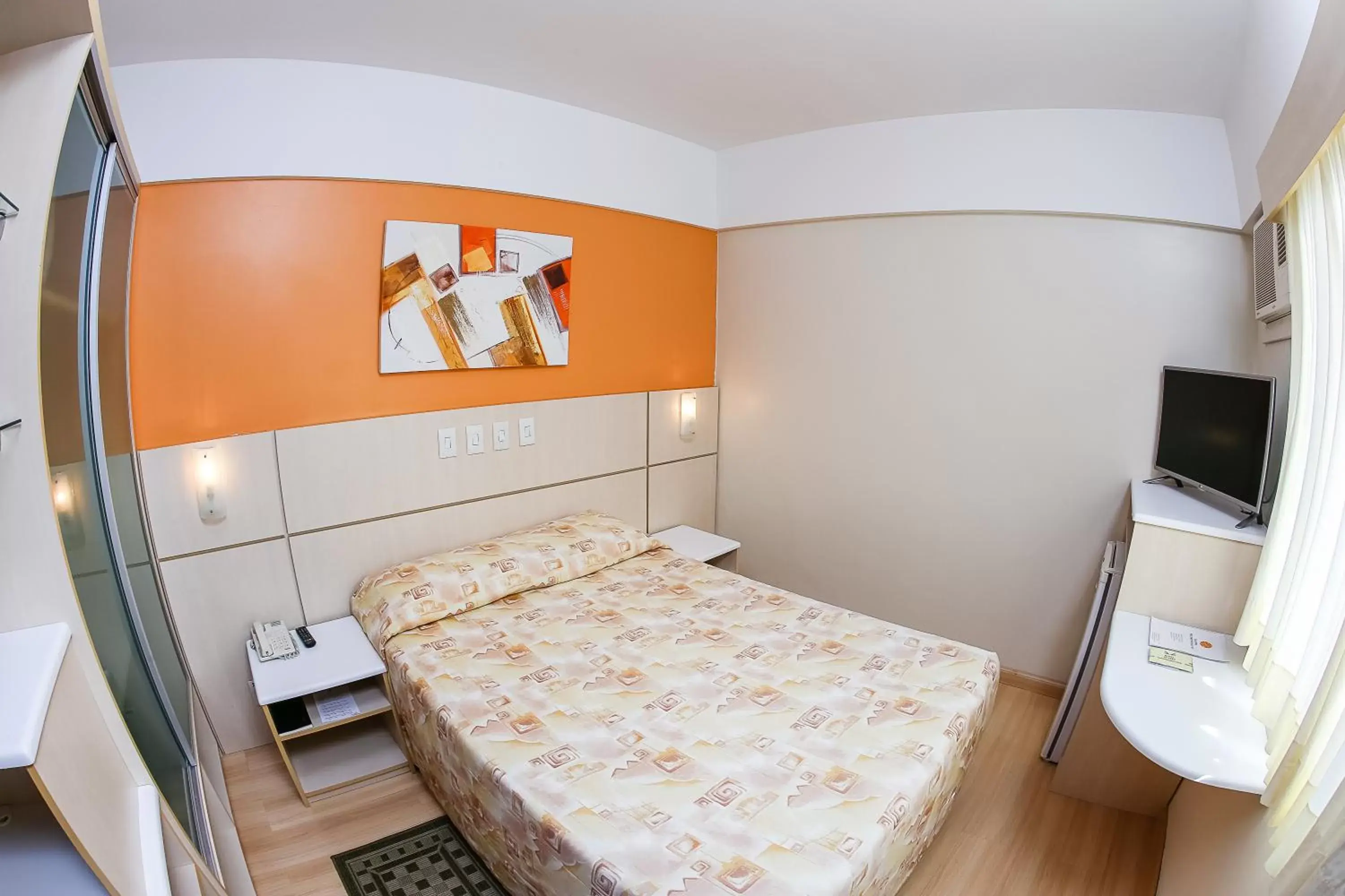 Bed in Hotel Metropolitan Canoas Bed in Hotel Metropolitan Canoas