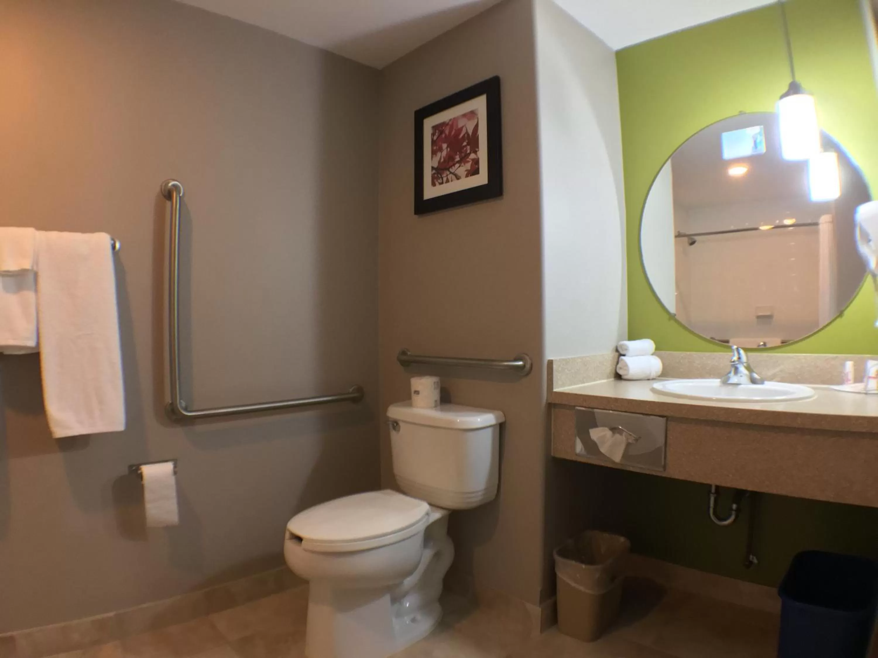 Bathroom in Super 8 by Wyndham Kapuskasing