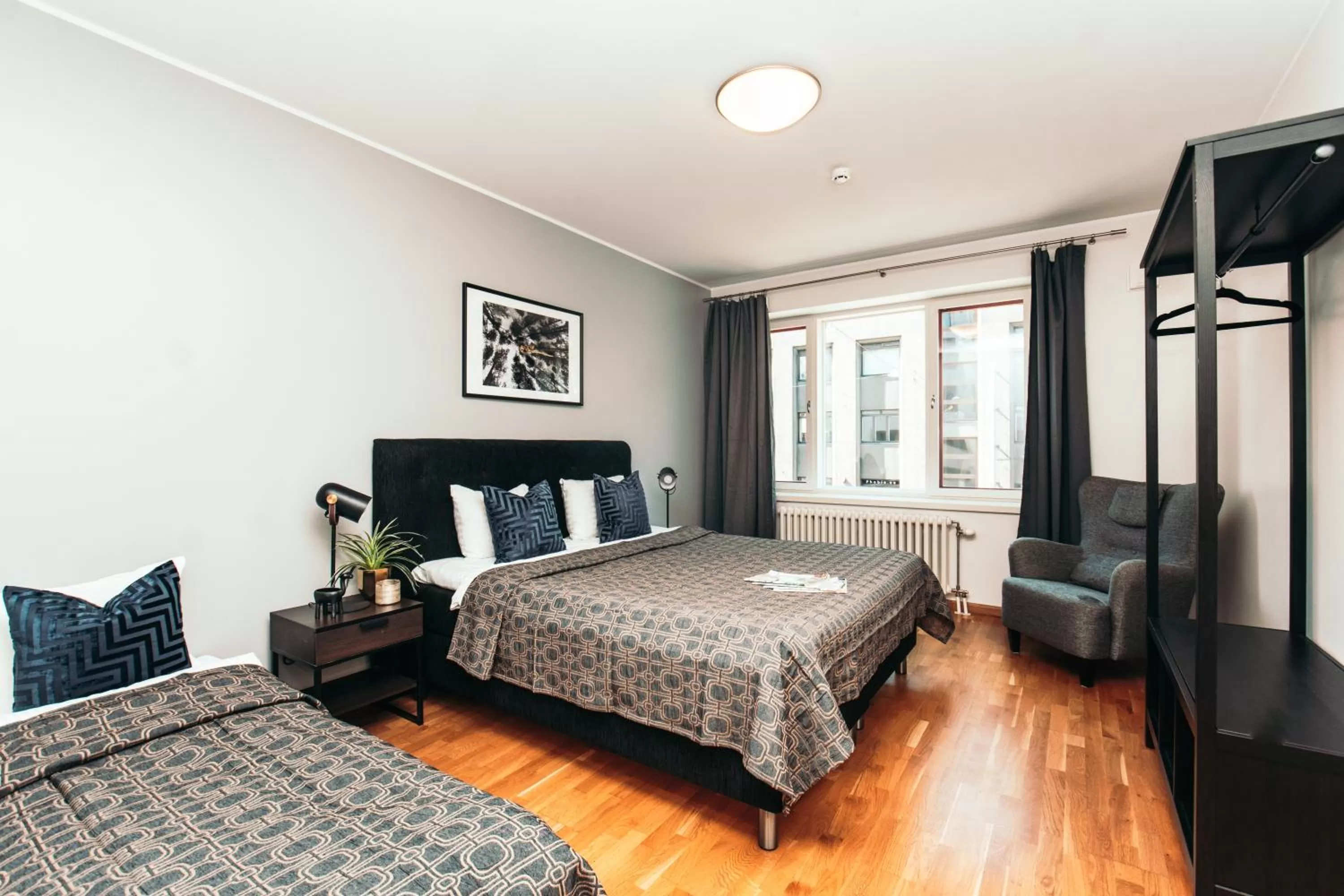 Bed in Tallinn City Apartments Freedom Square